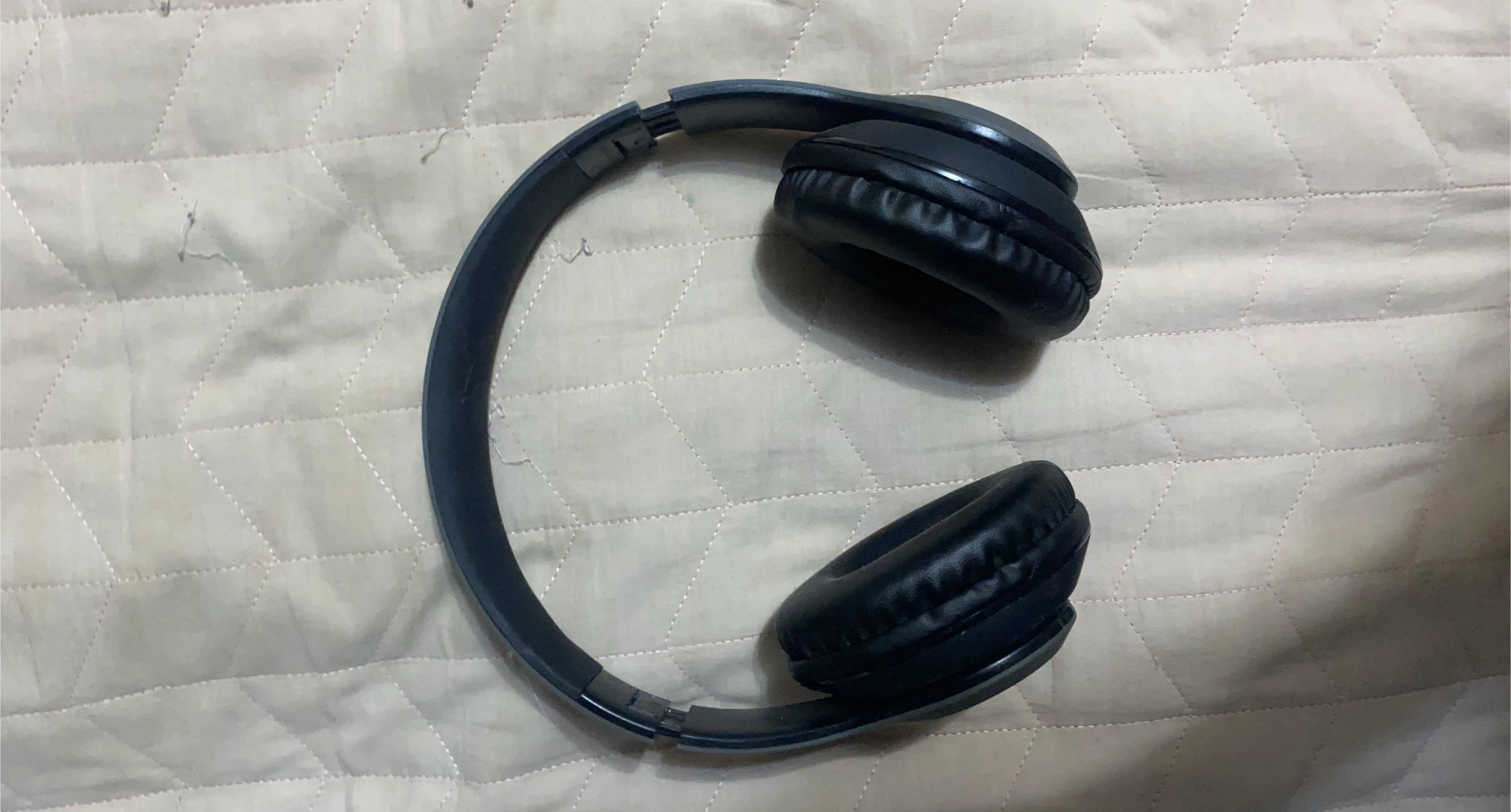 Black Over-Ear Bluetooth Headphones