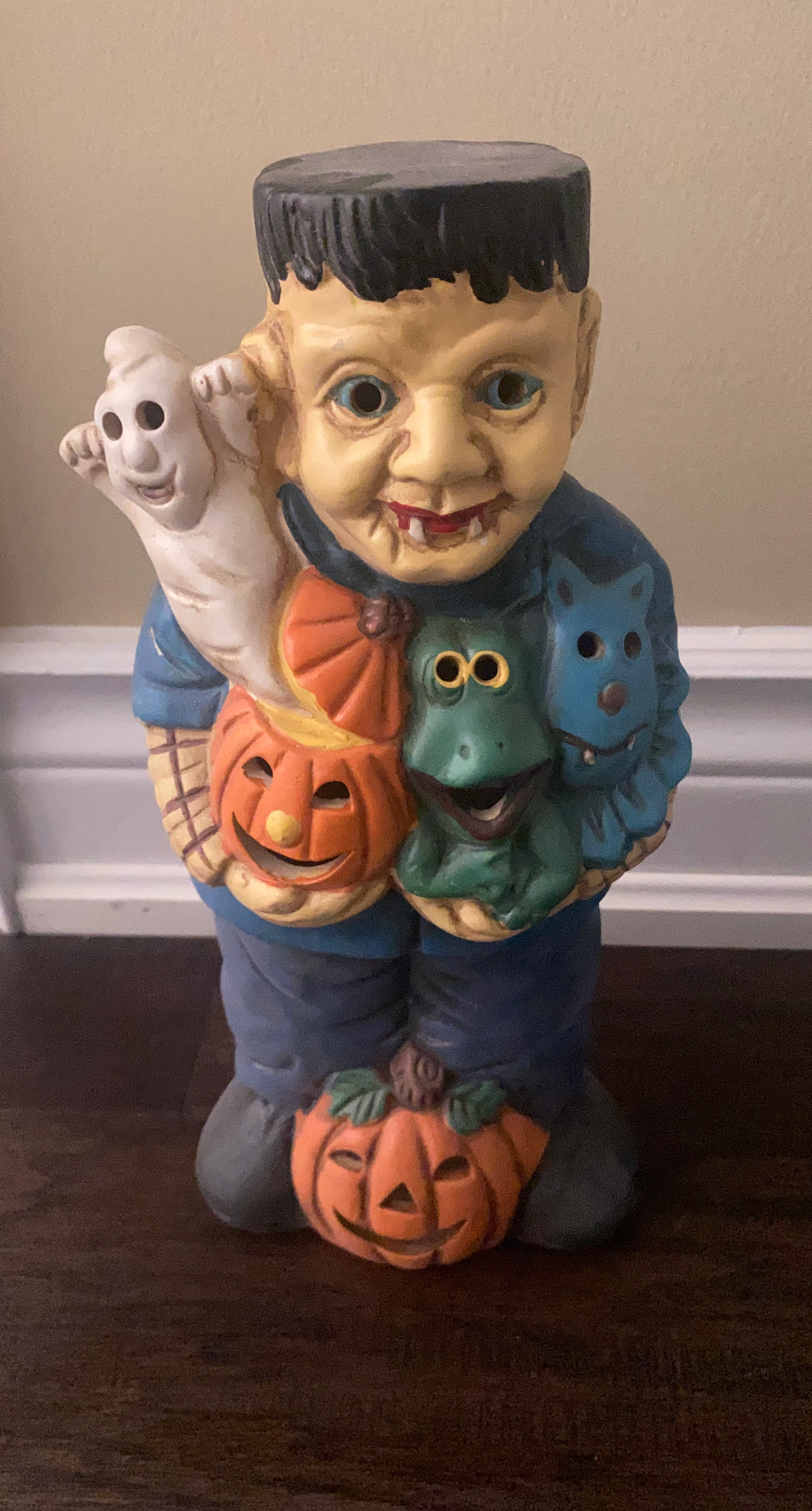 Halloween Ceramic Figurine - Frankenstein with Friends