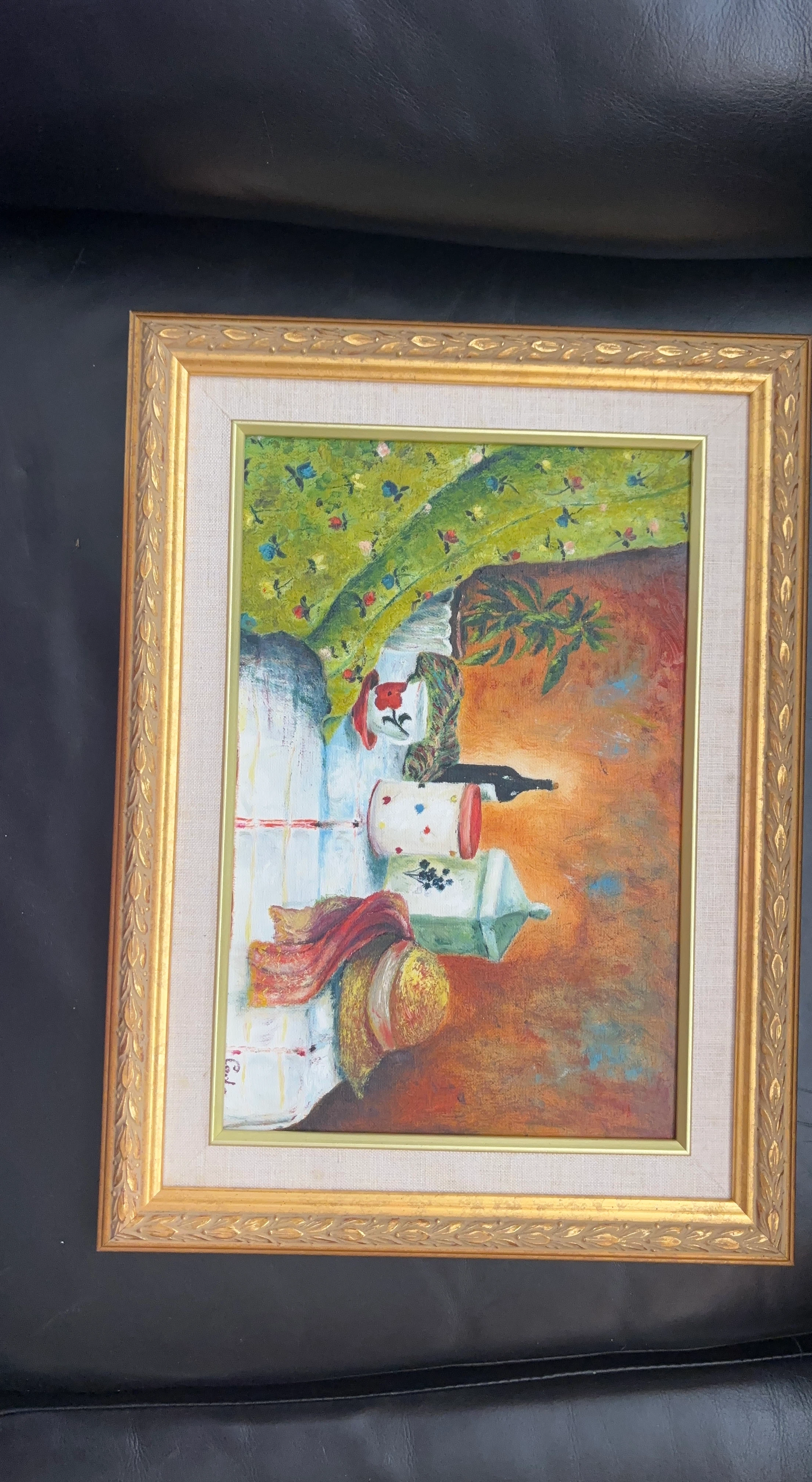 Framed Painting of Still Life
