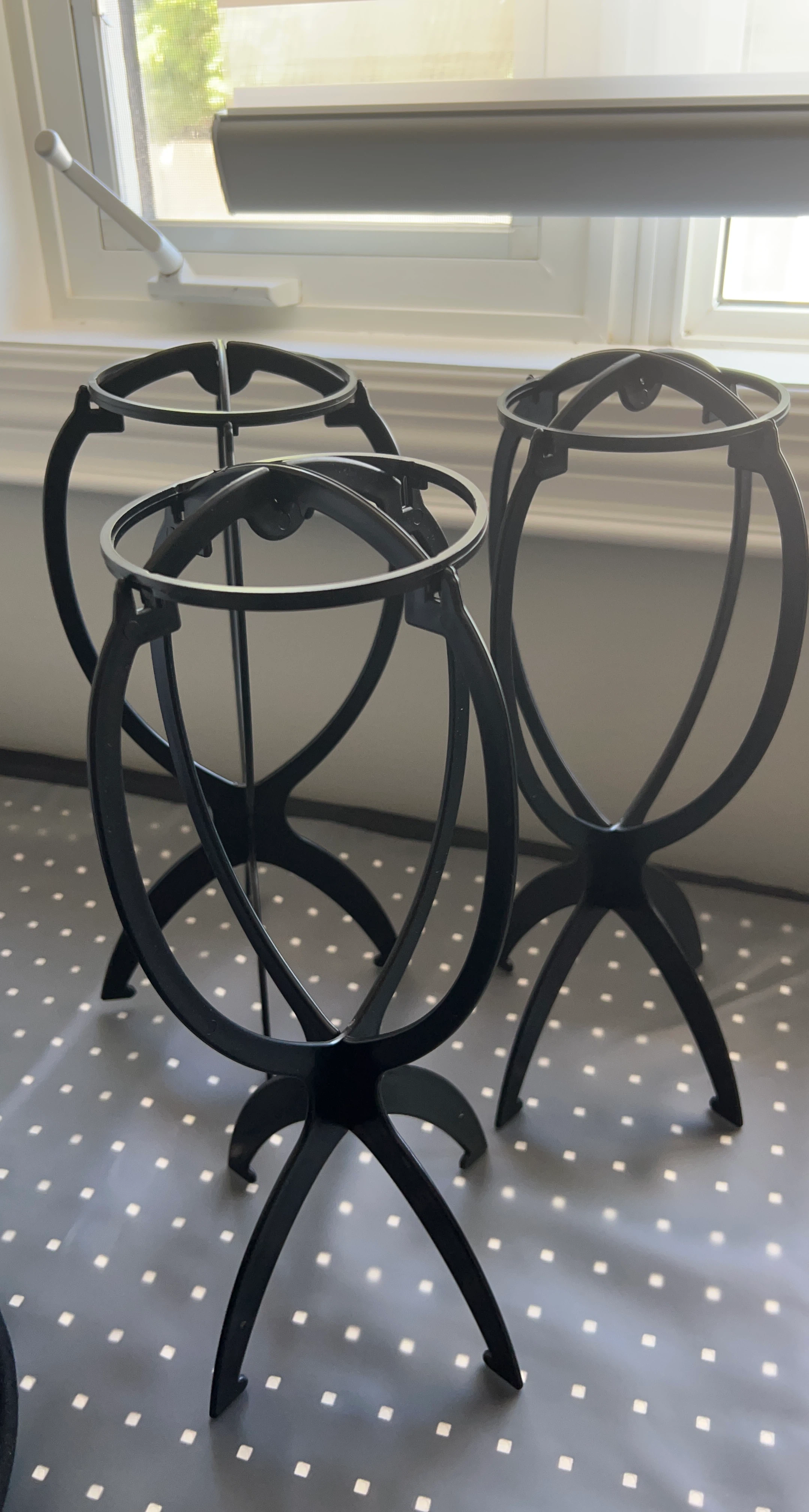 Set of 3 Wig Stands