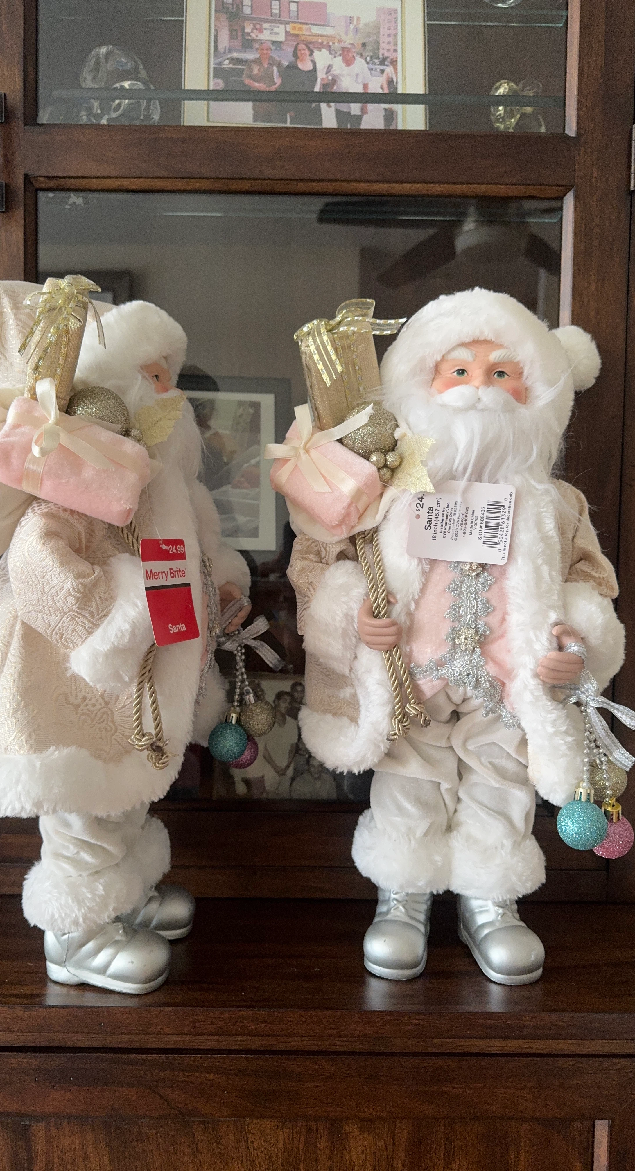 Merry Brite Santa Decoration - 18 Inch