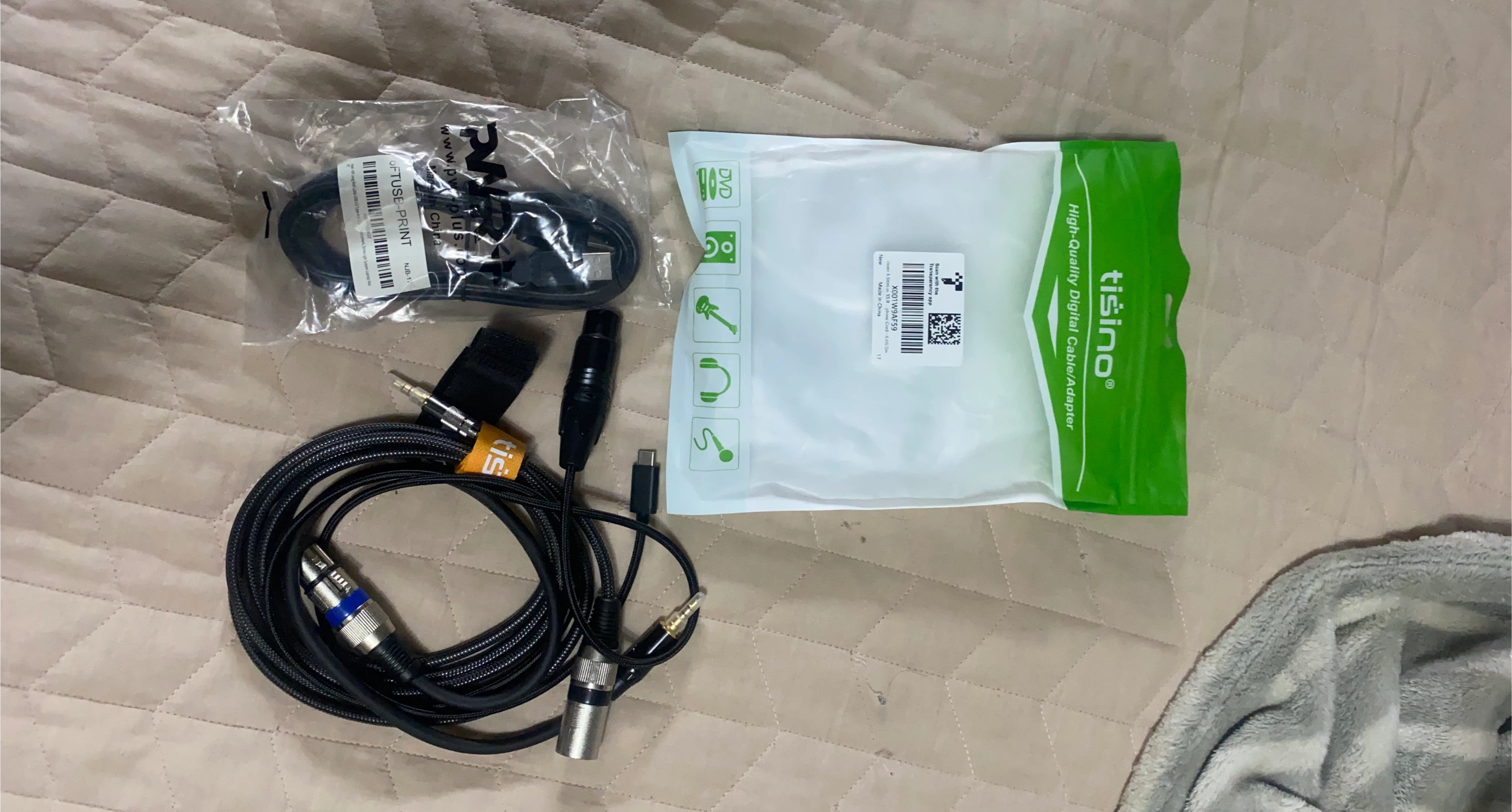 Tisino 3.5mm to XLR Cable Adapter