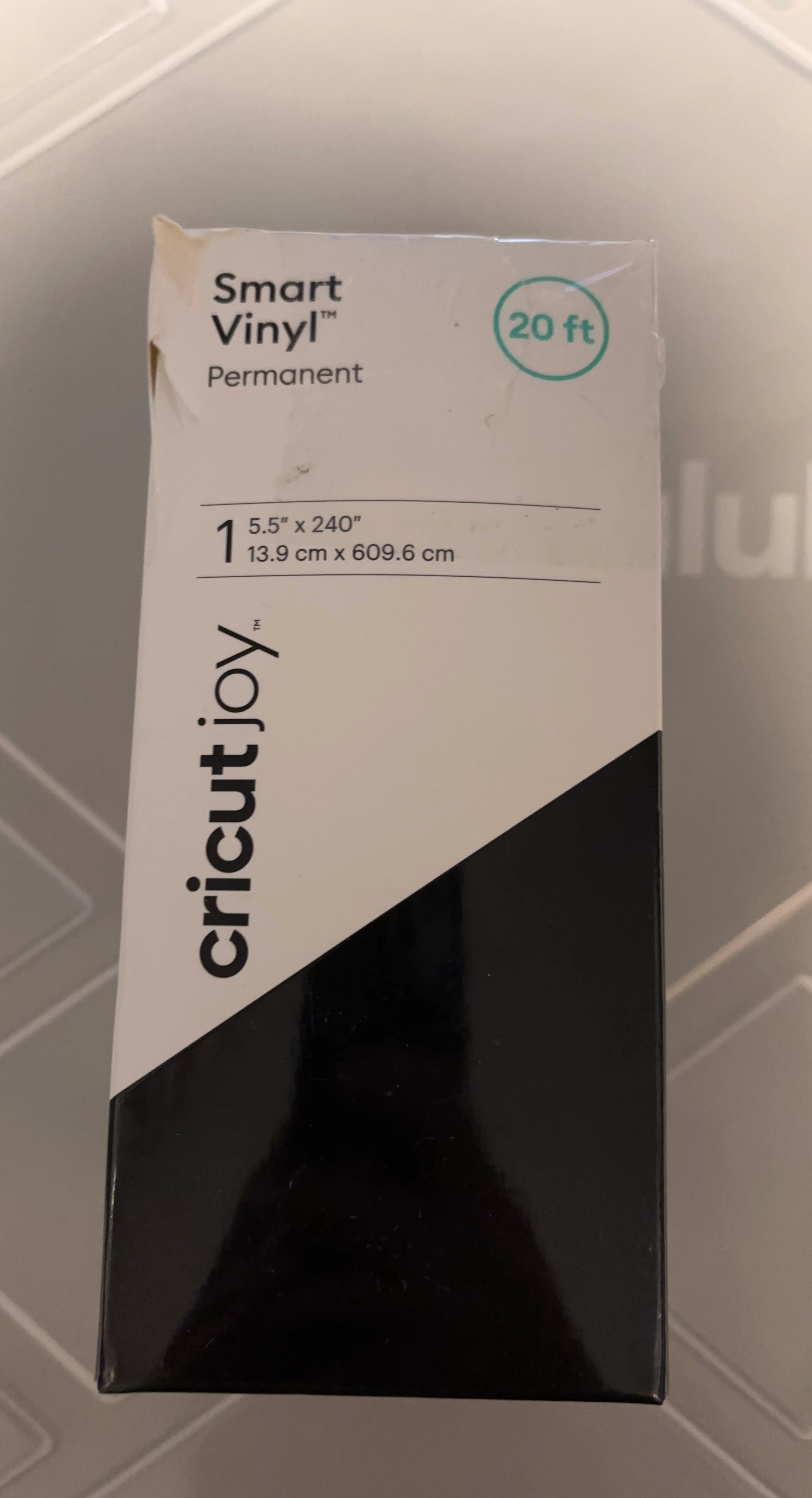 Cricut Joy Smart Vinyl - Permanent Black 5.5" x 240"