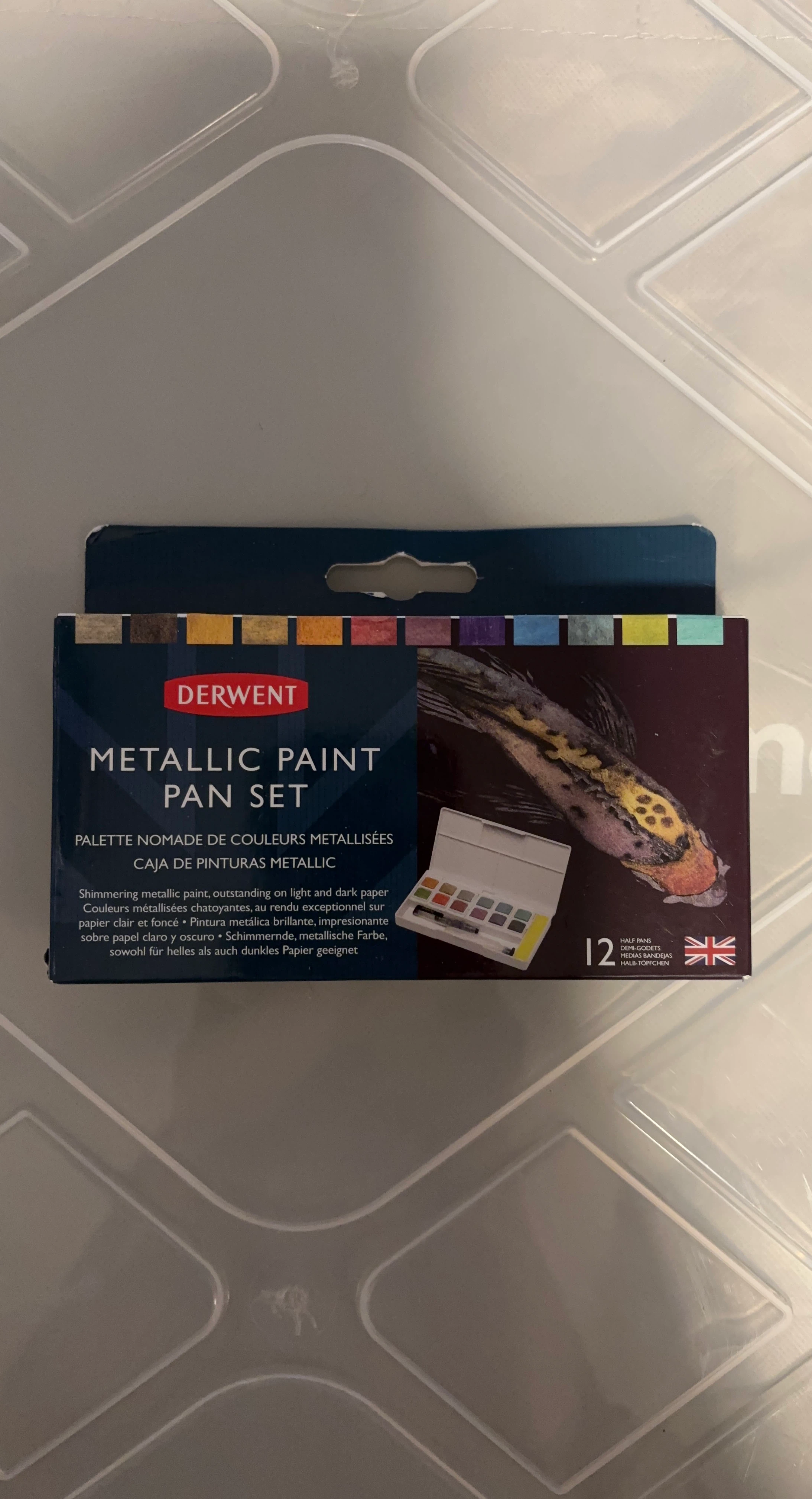 Derwent Metallic Paint Pan Set