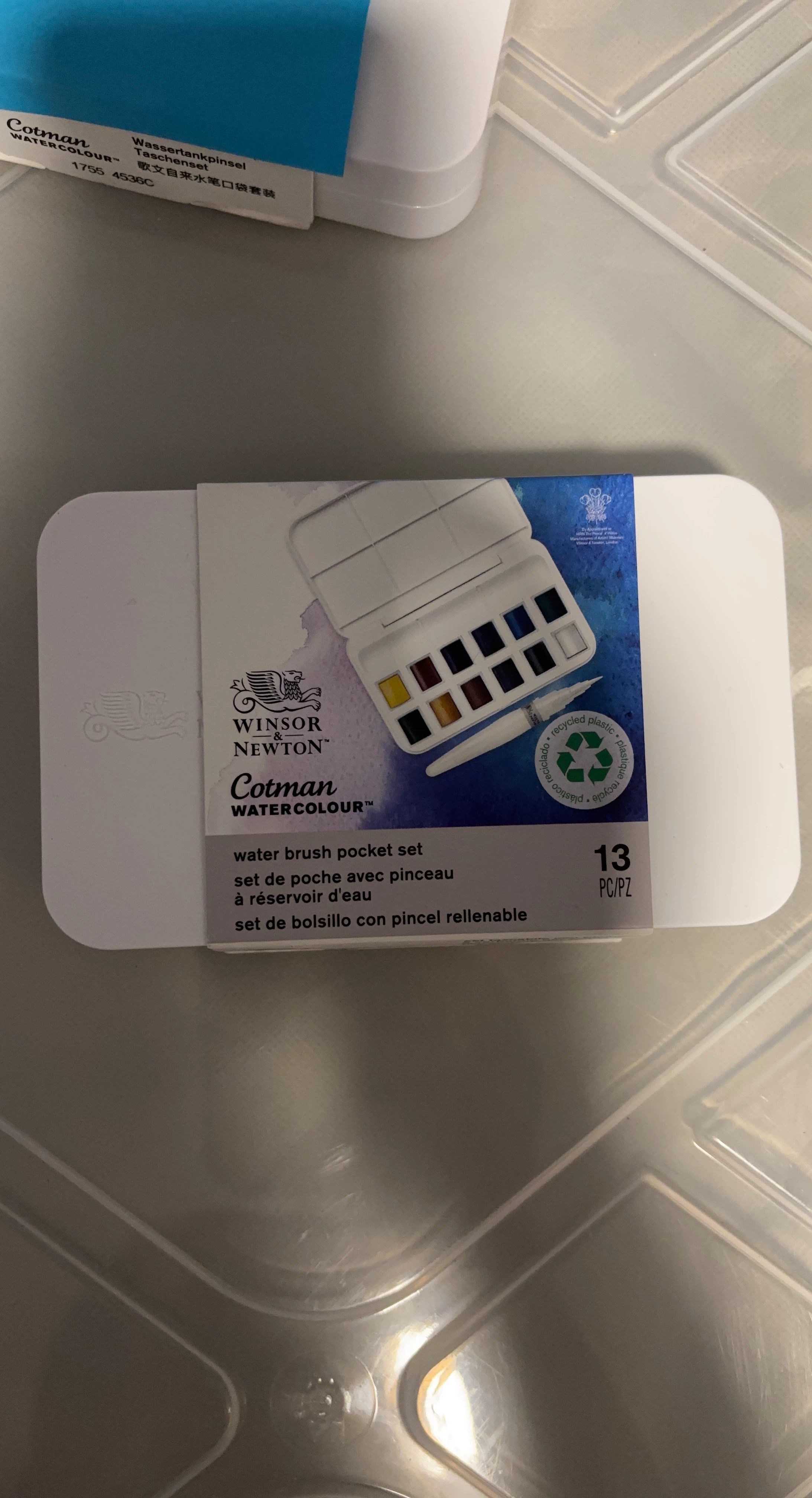 Winsor & Newton Cotman Water Colour Brush Pocket Set - 13 pc