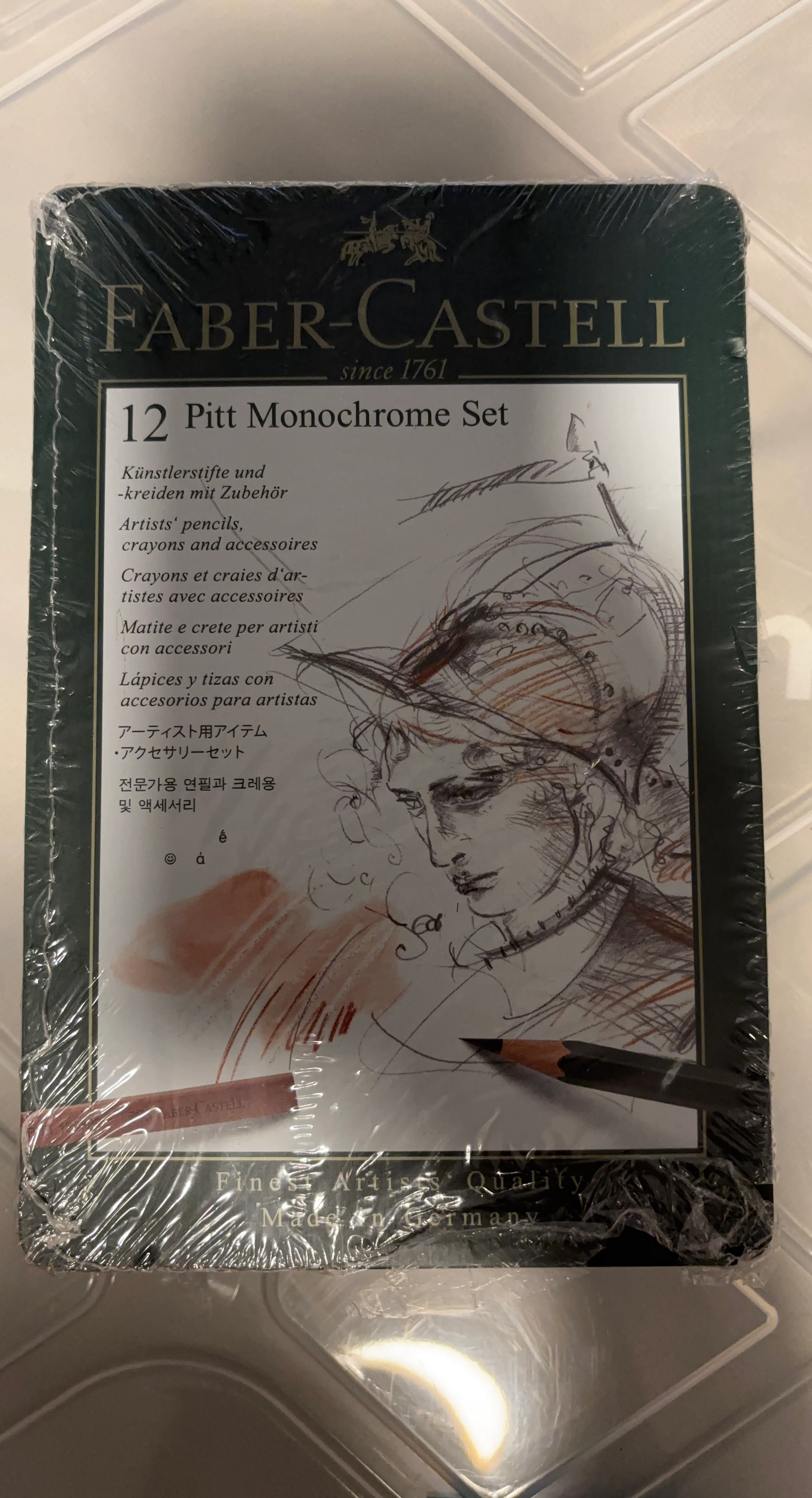 Faber-Castell 12 Pitt Monochrome Set Artists' Pencils