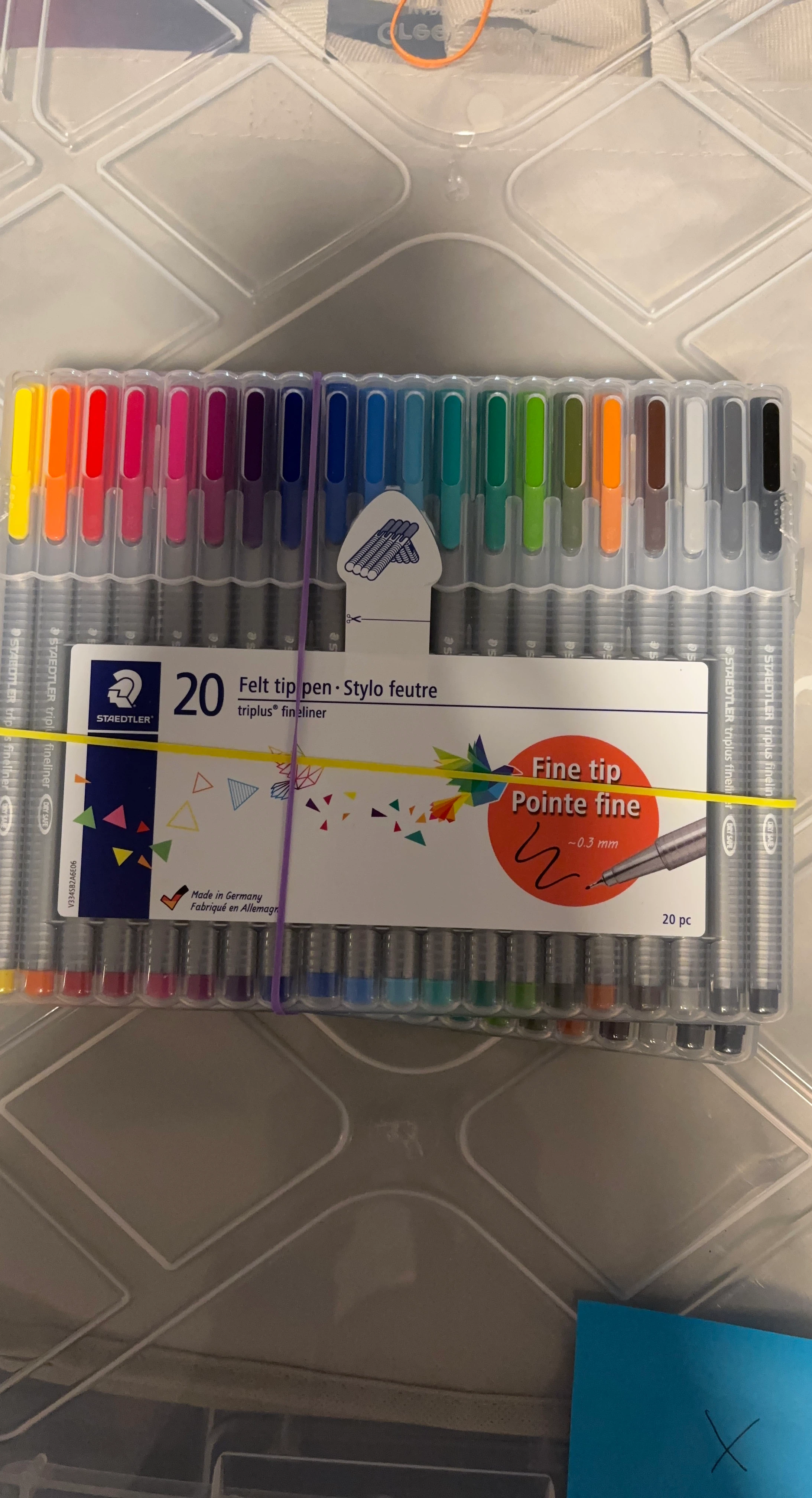 STAEDTLER Triplus Fineliner Pens - 20 Colours