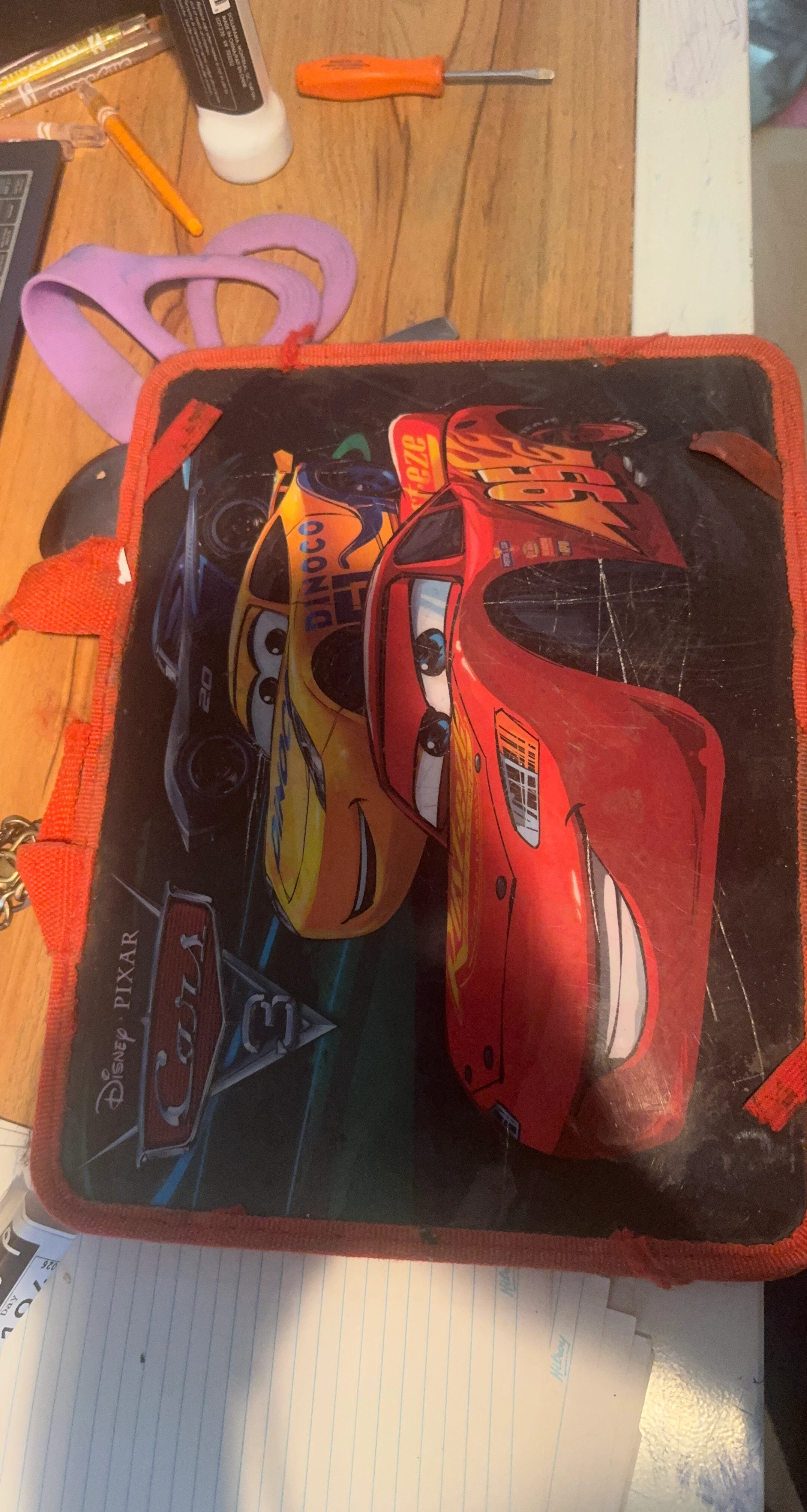 Disney Pixar Cars Lightning McQueen Duffel Bag