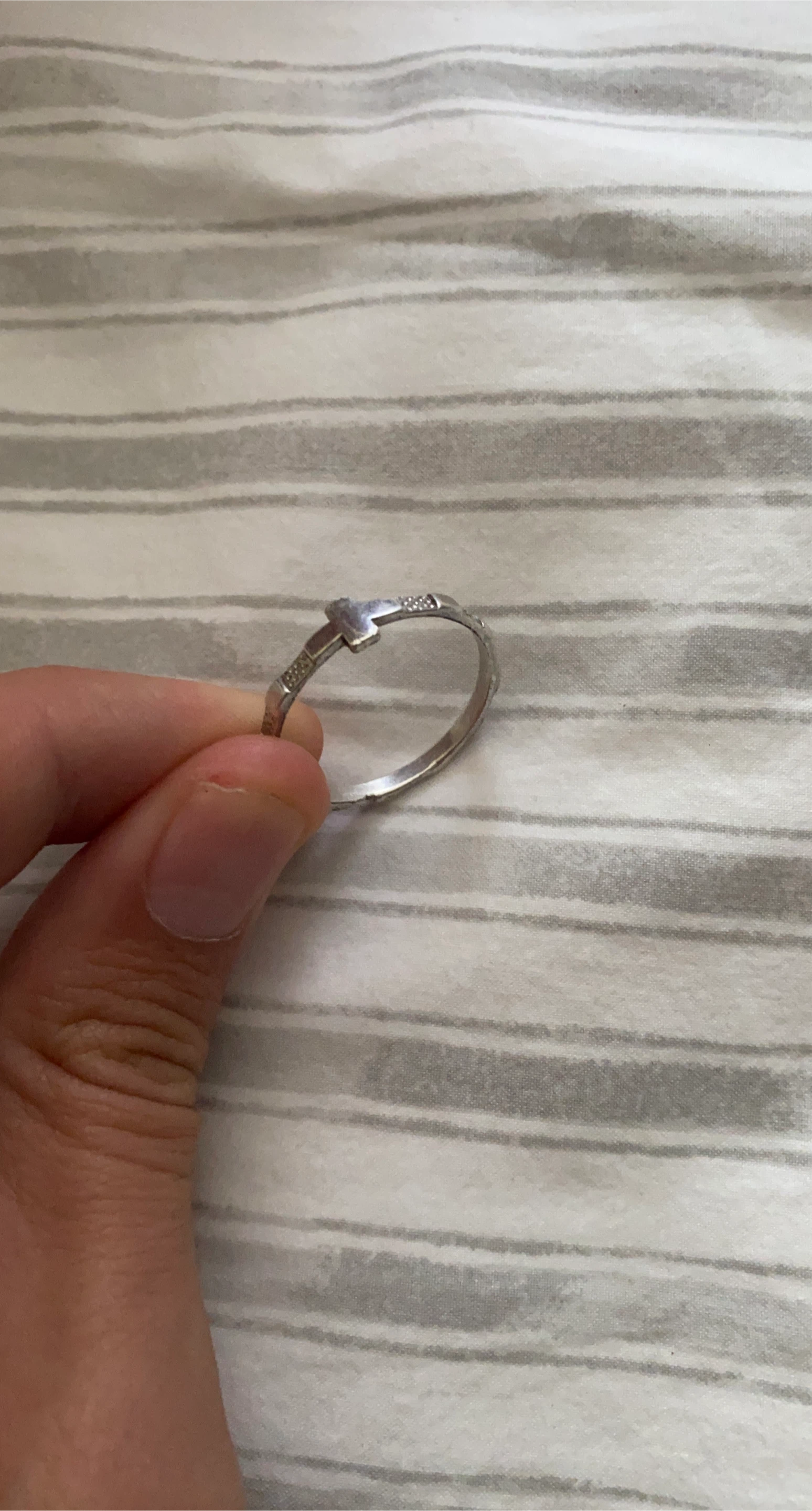 Sterling Silver Cross Ring