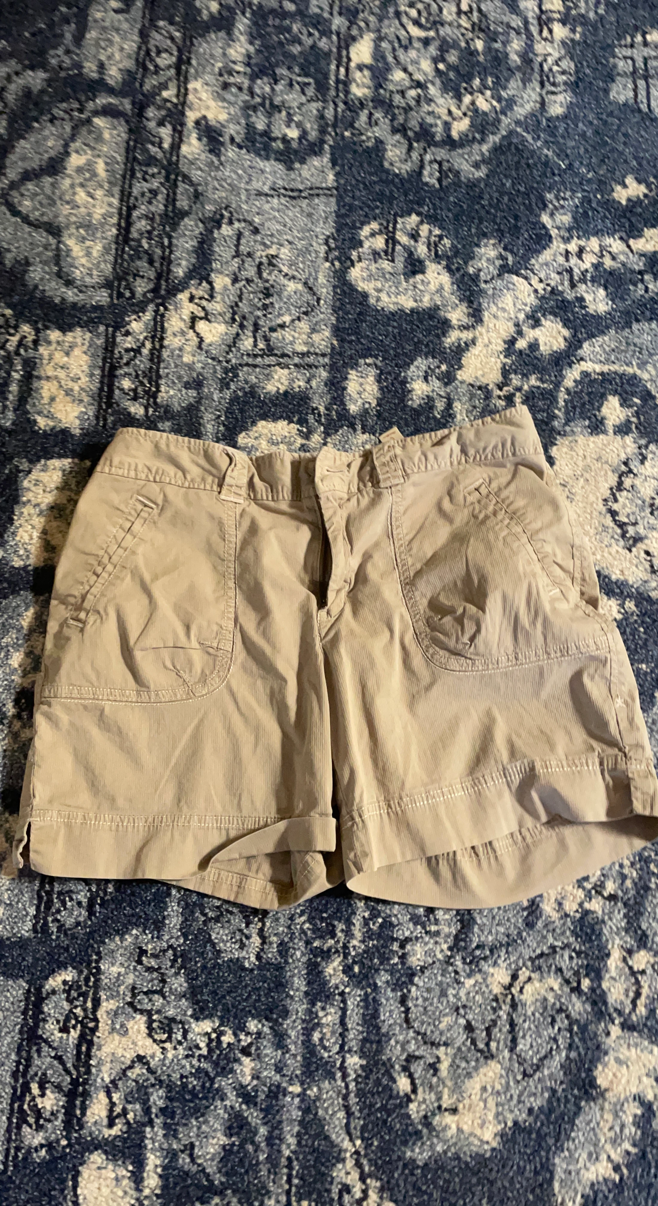 Eddie Bauer Tan Corduroy Shorts