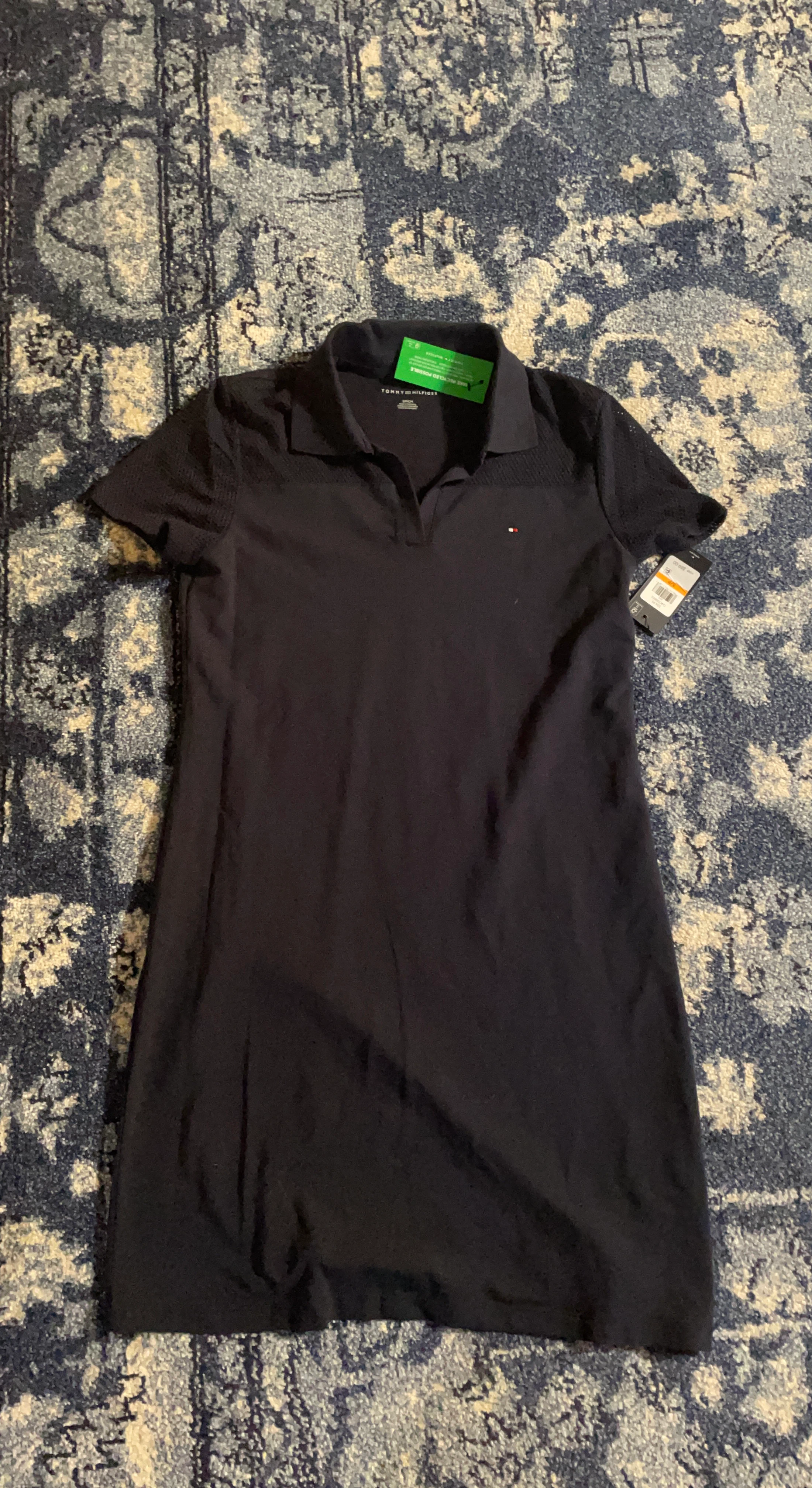Tommy Hilfiger Women's Navy Polo Shirt Dress