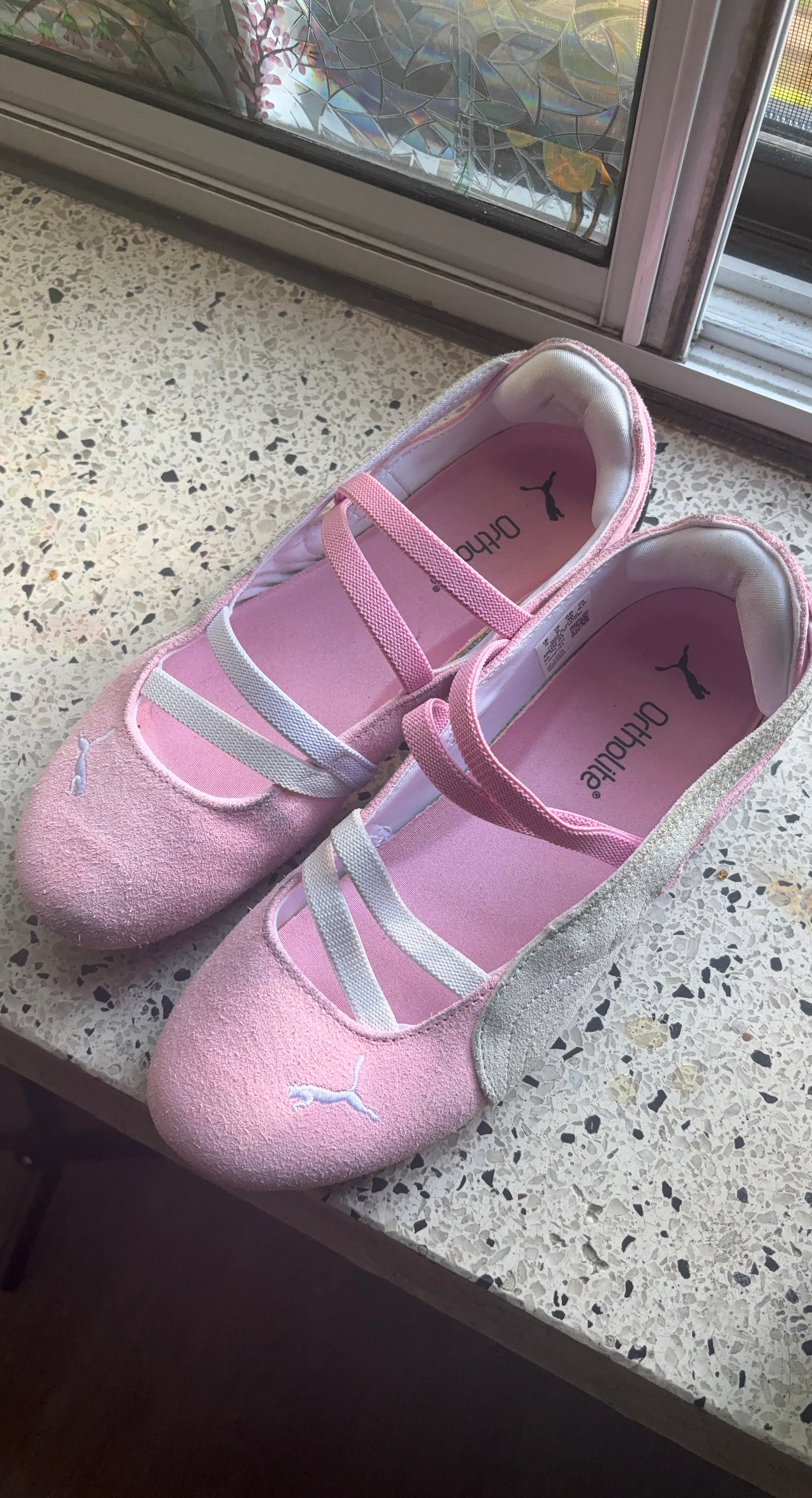 Puma Pink Ballet Flats