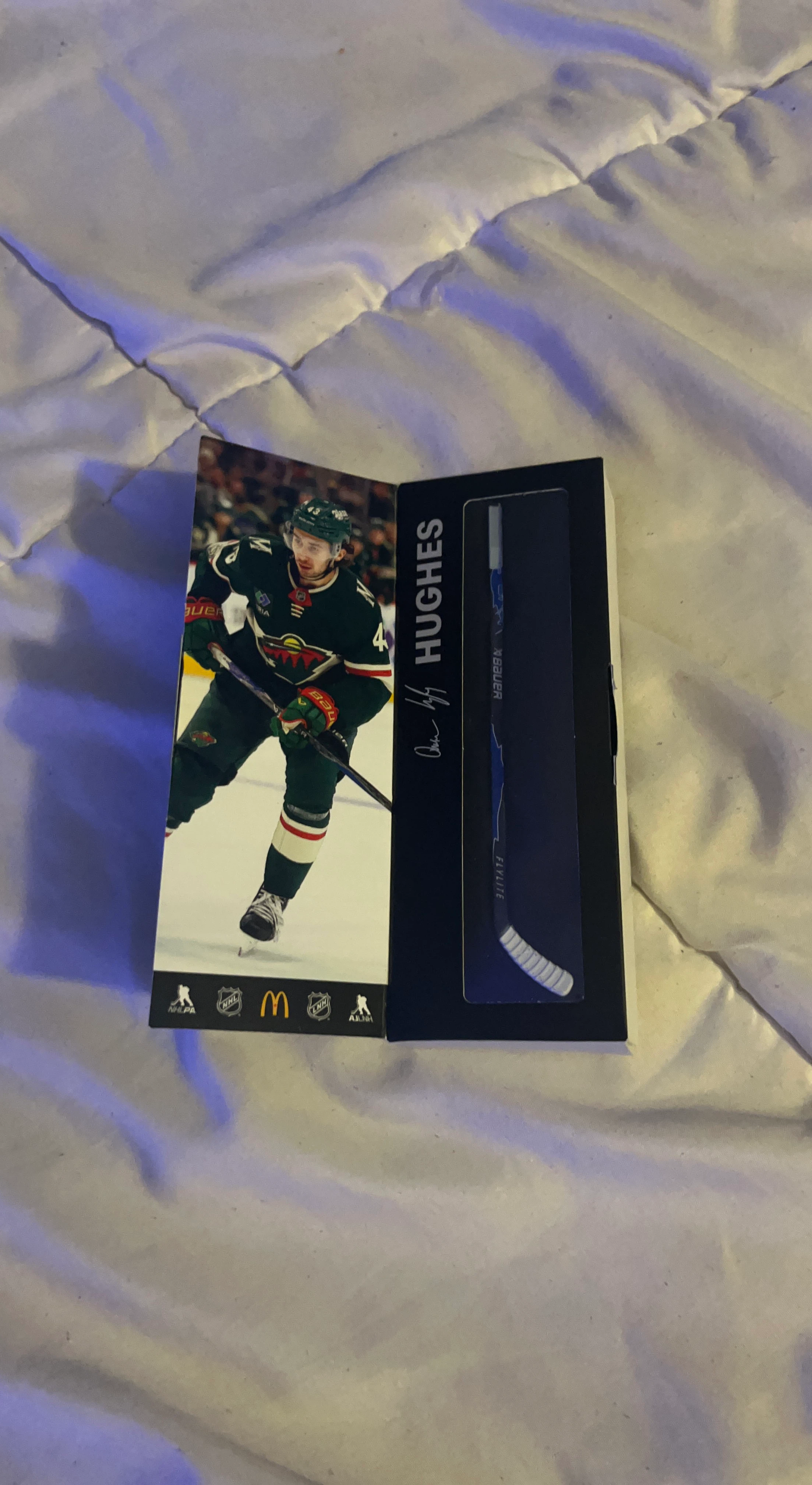 McDonald's NHL Player Mini Hockey Stick - Hughes