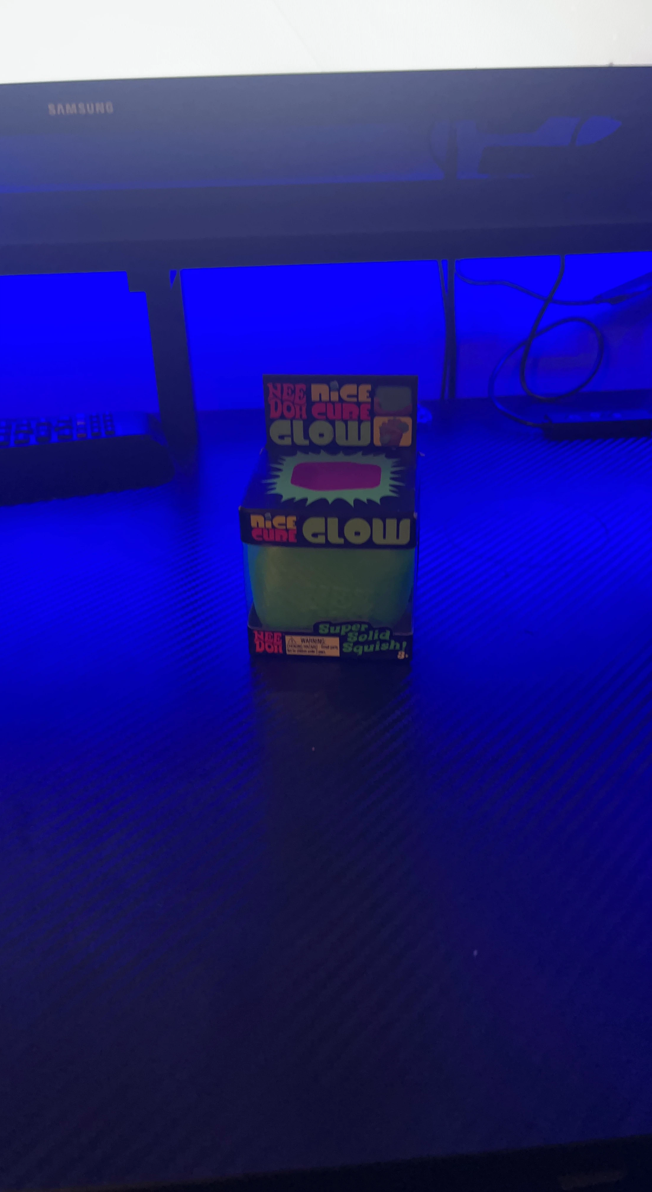 Nee Doh Glow Super Solid Squishy