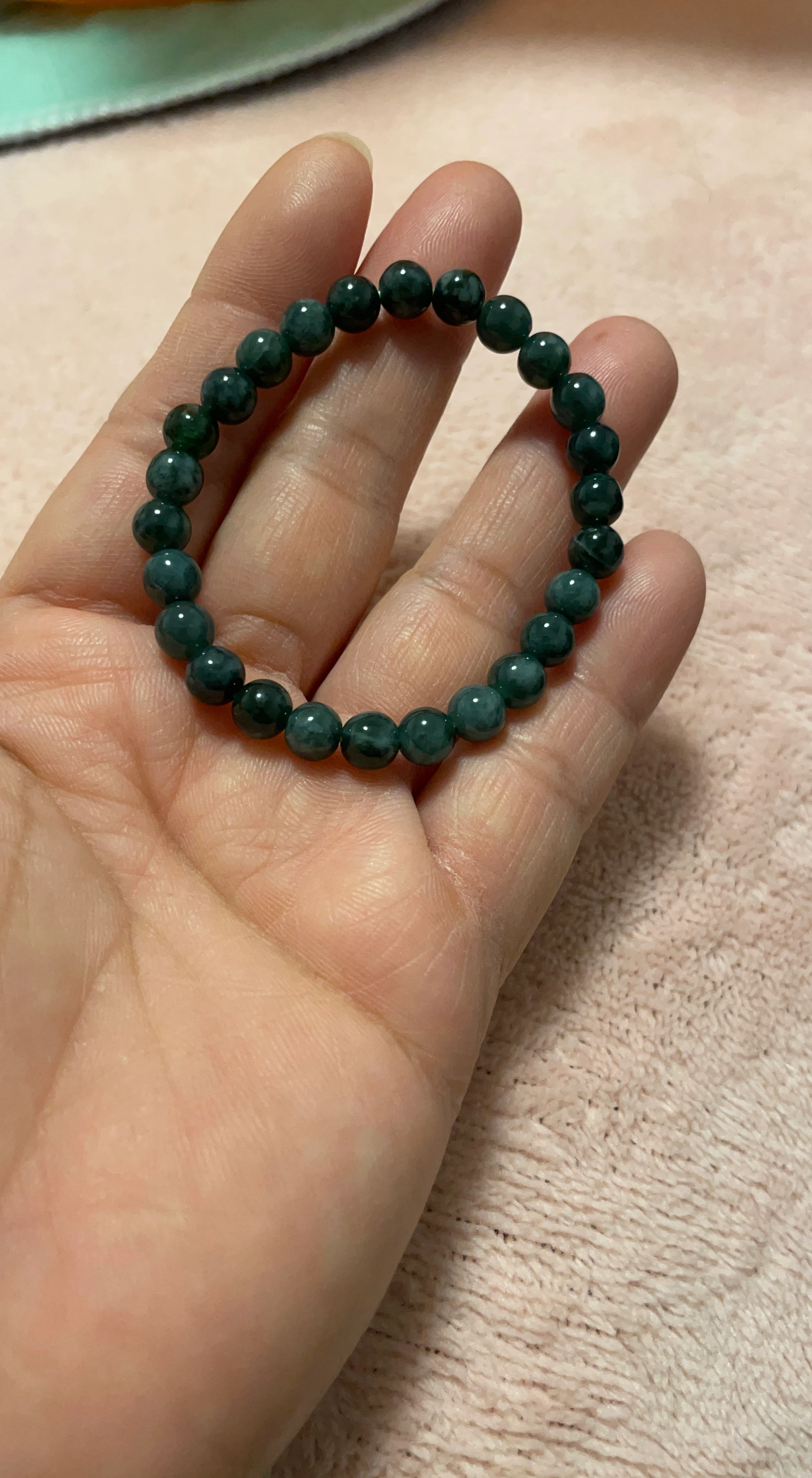Green Beaded Bracelet