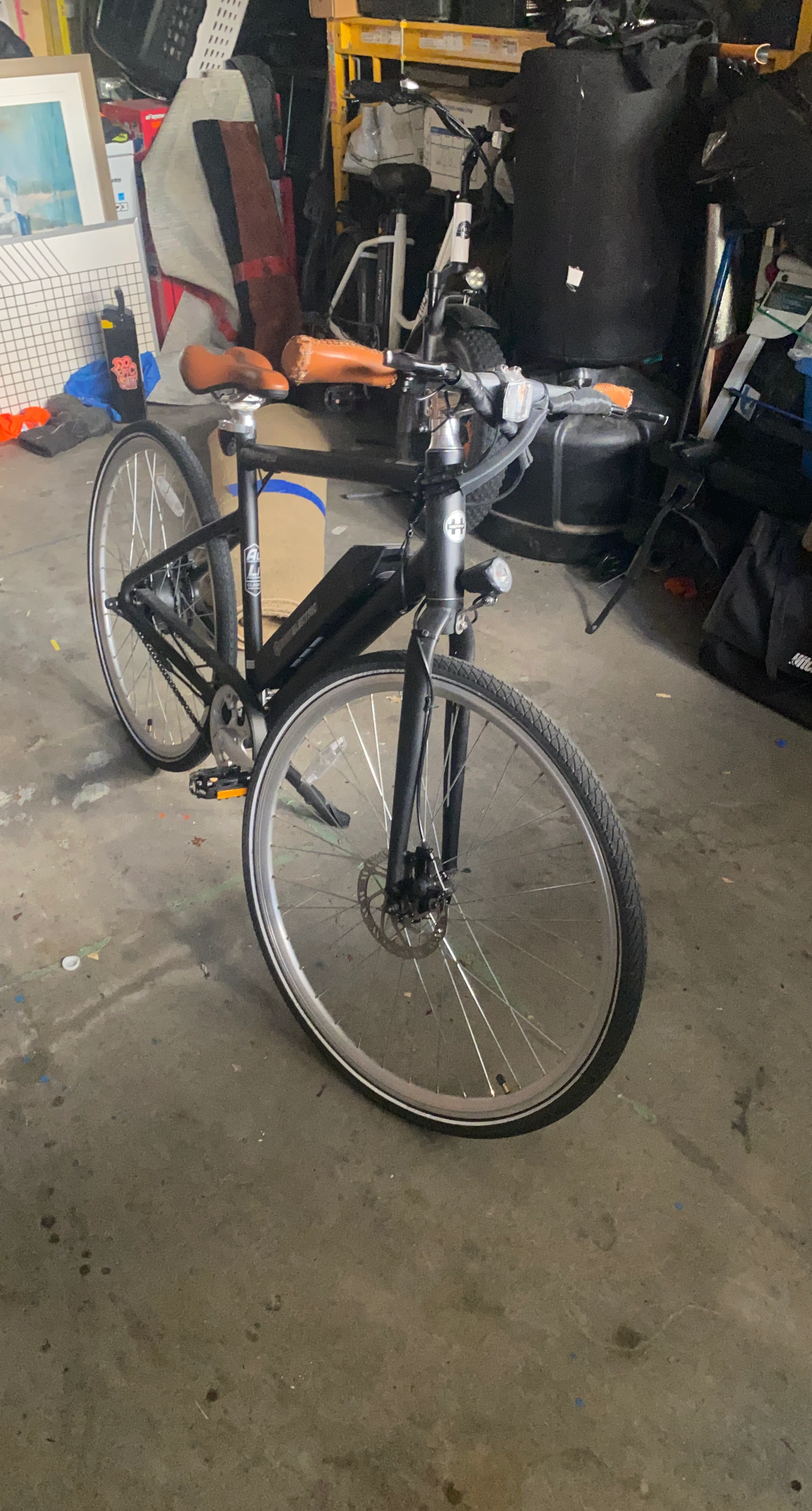 GTE Electric Bike - Black huffy road bike