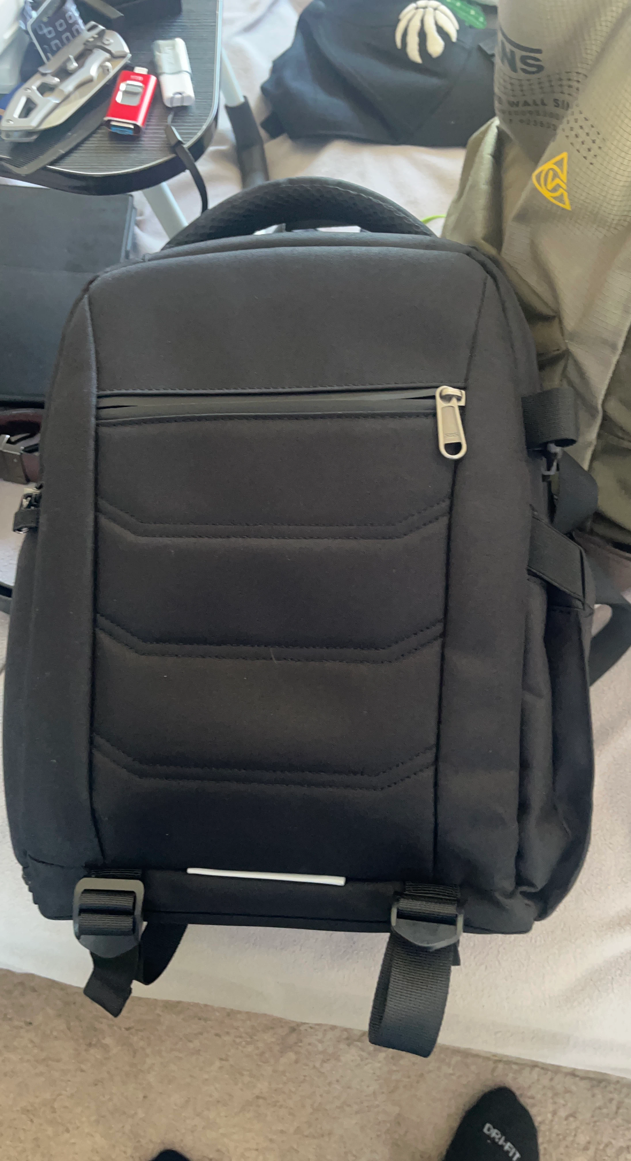 Black Backpack with Laptop Sleeve