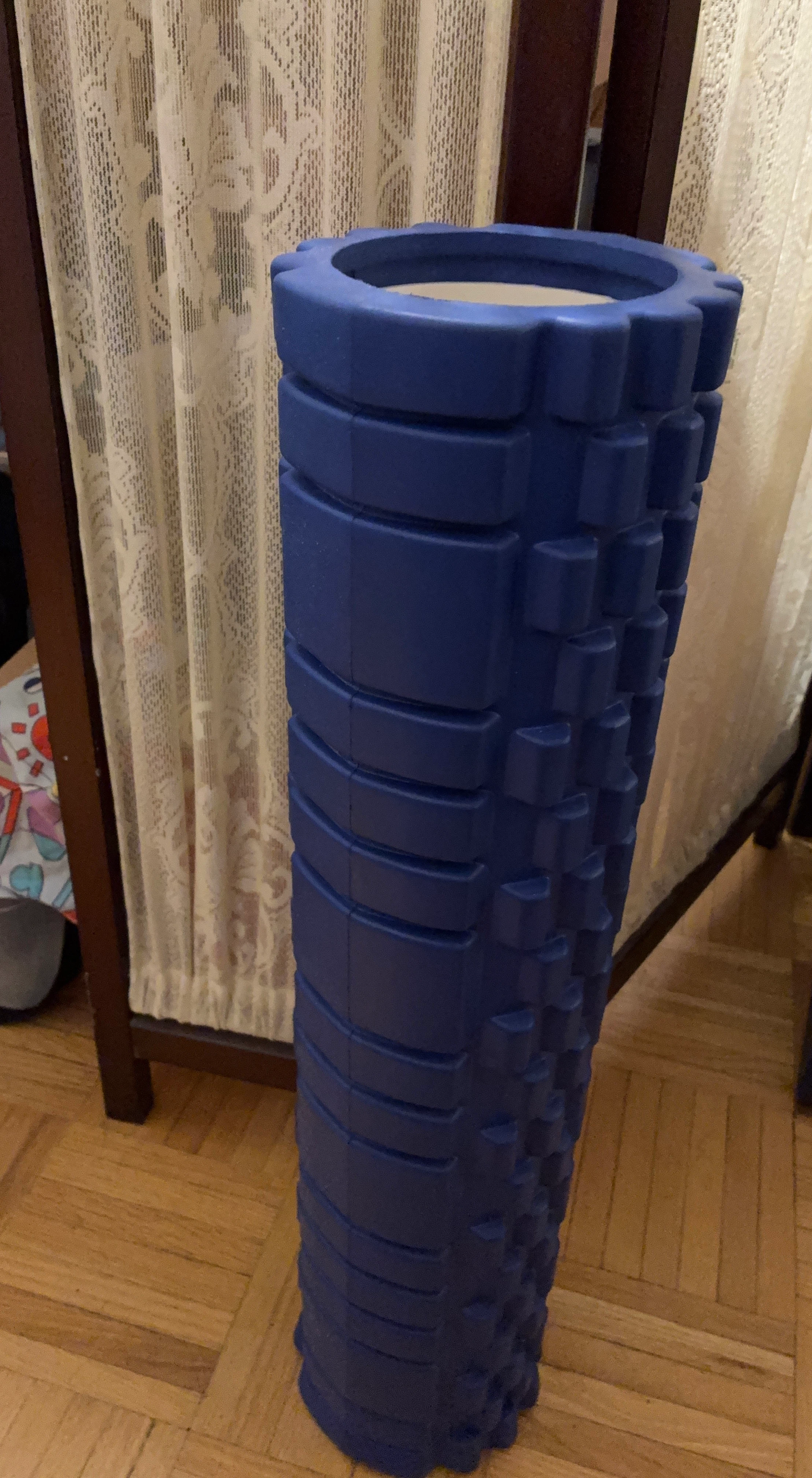 Blue Textured Foam Roller