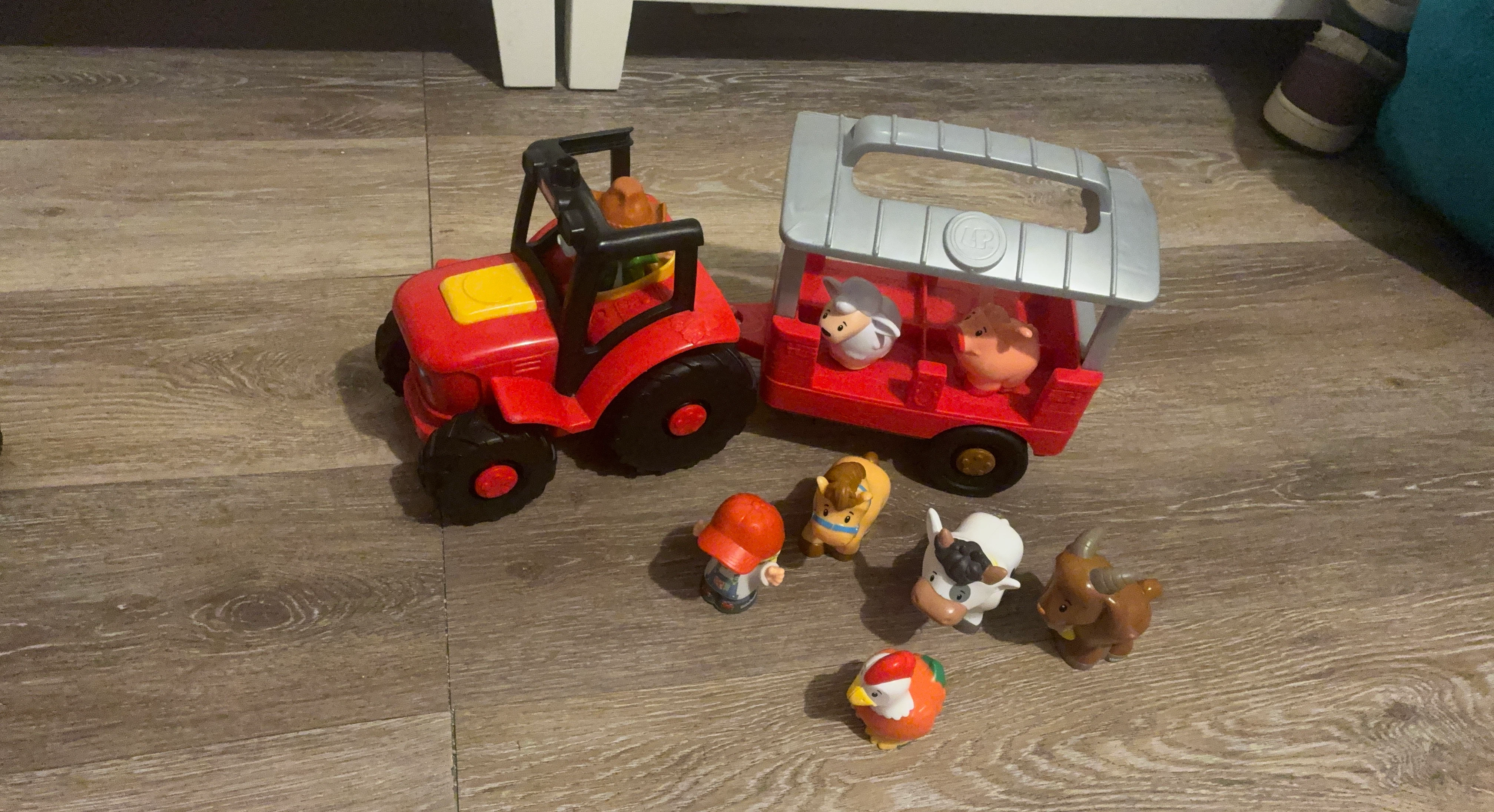 Fisher-Price Little People Farm Tractor with Trailer