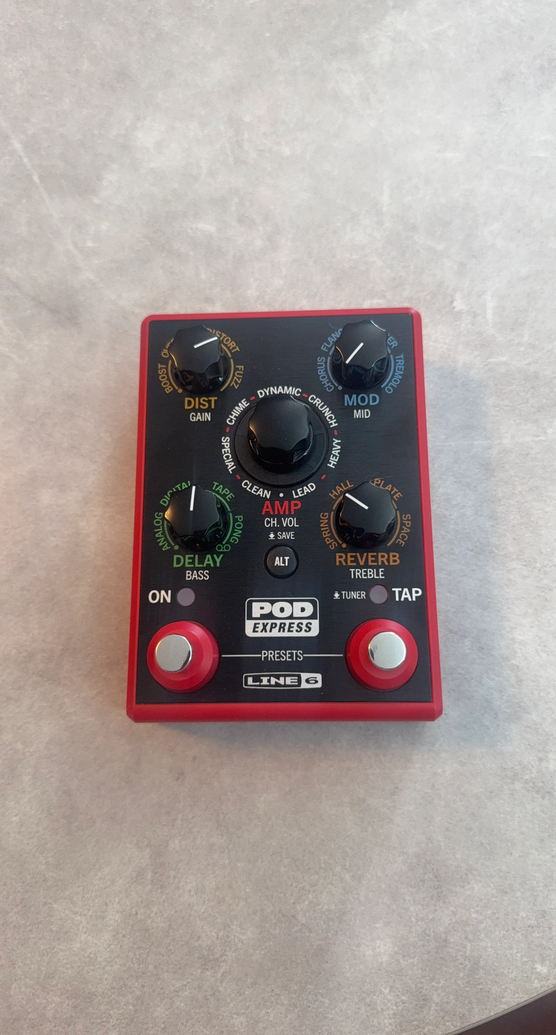 Line 6 POD Express Guitar Multi-Effects Processor