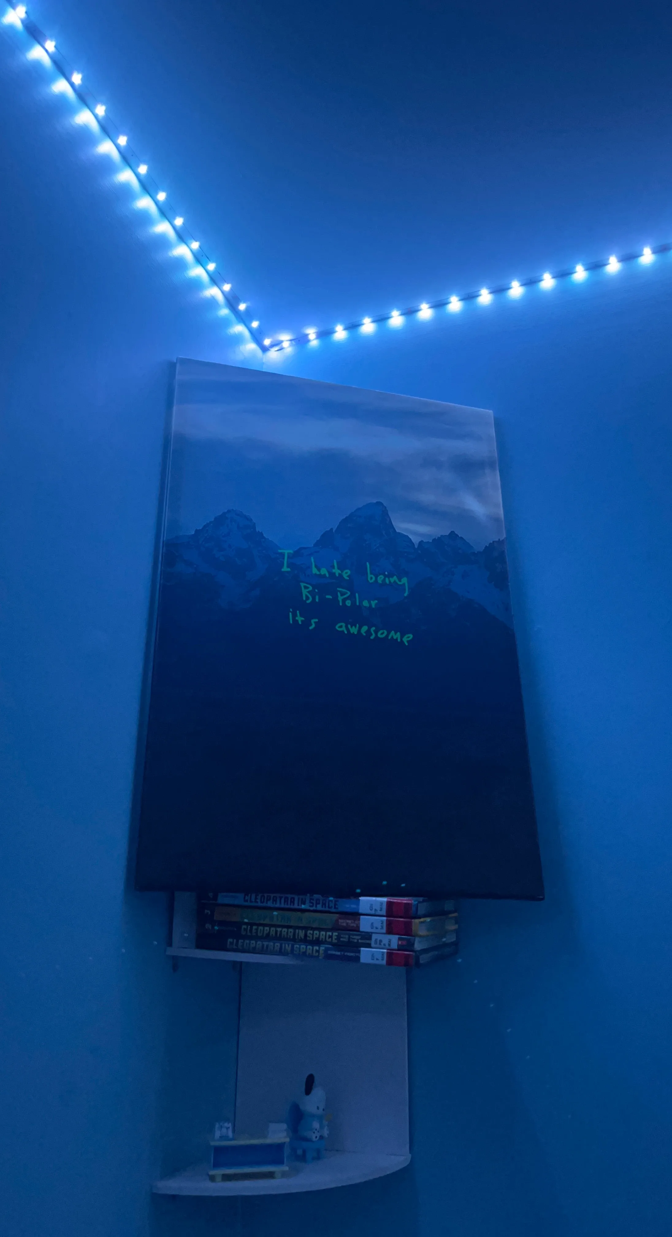 "I HATE BEING BI-POLAR IT'S AWESOME" Canvas Print