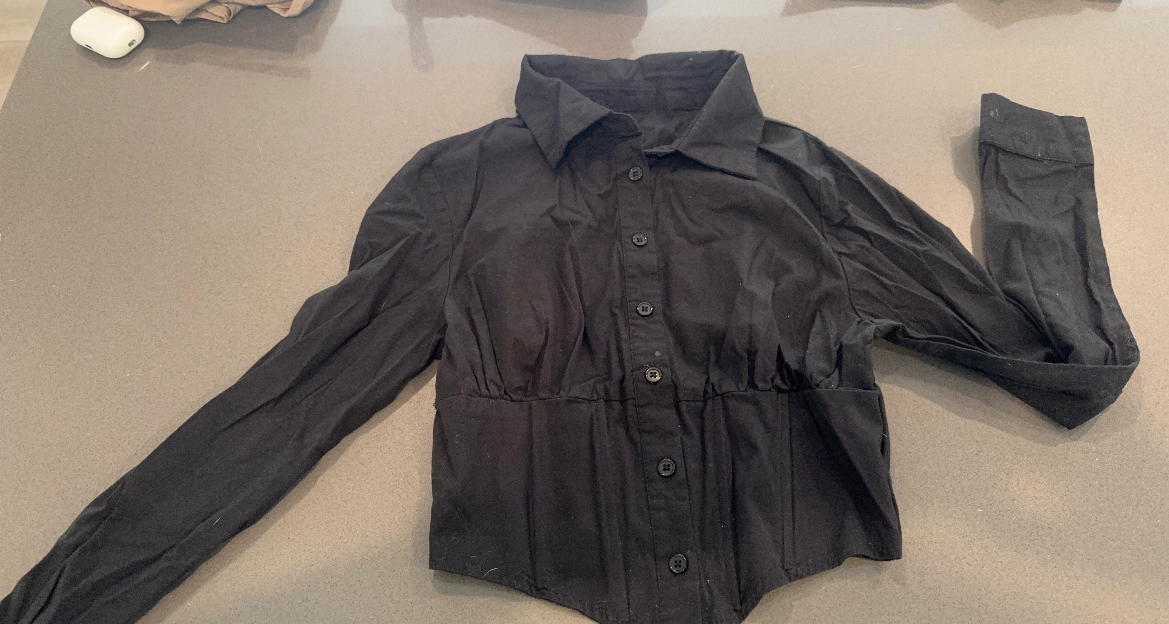 Black Button-Up Shirt