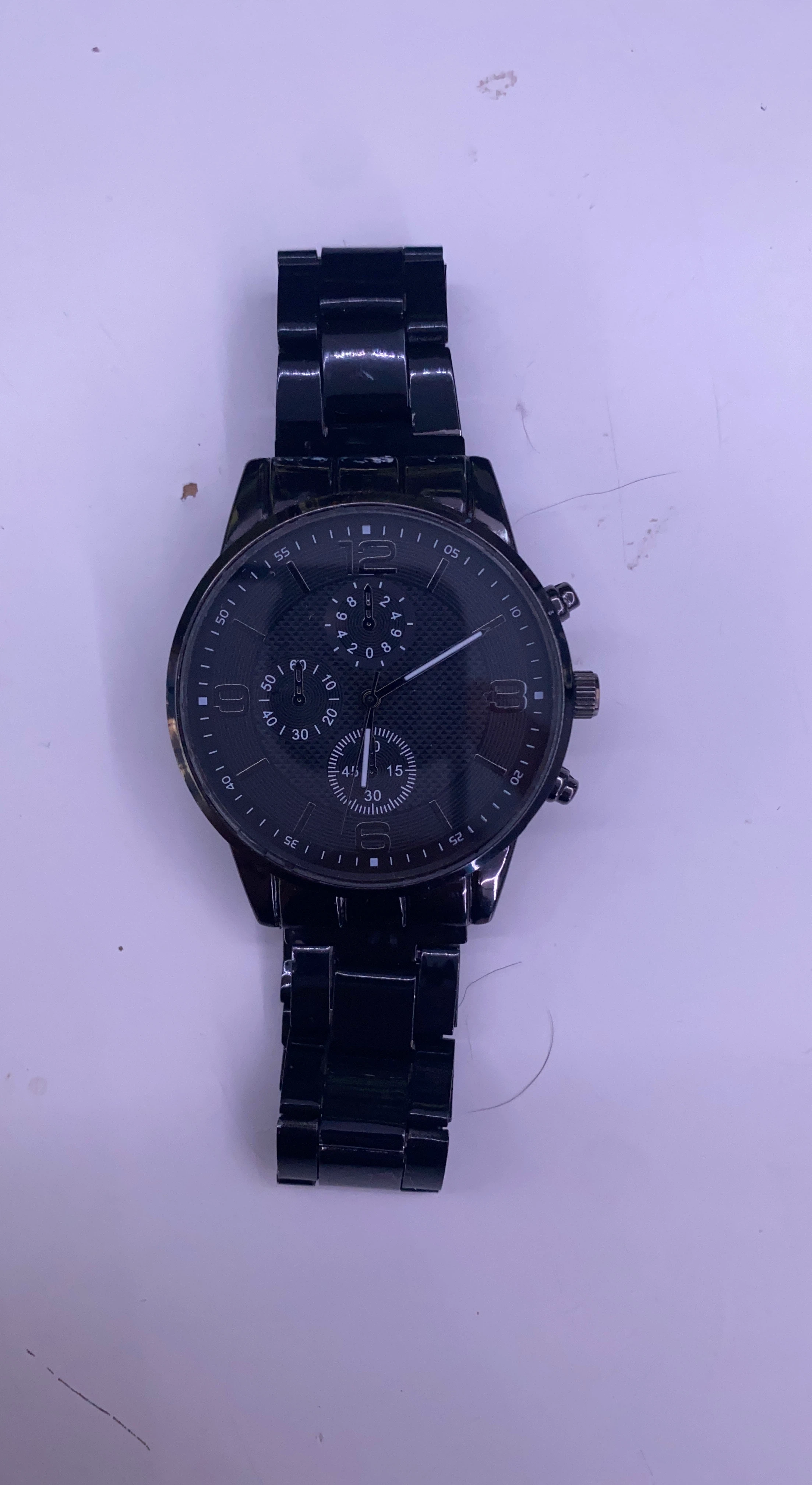 Black Chronograph Style Watch