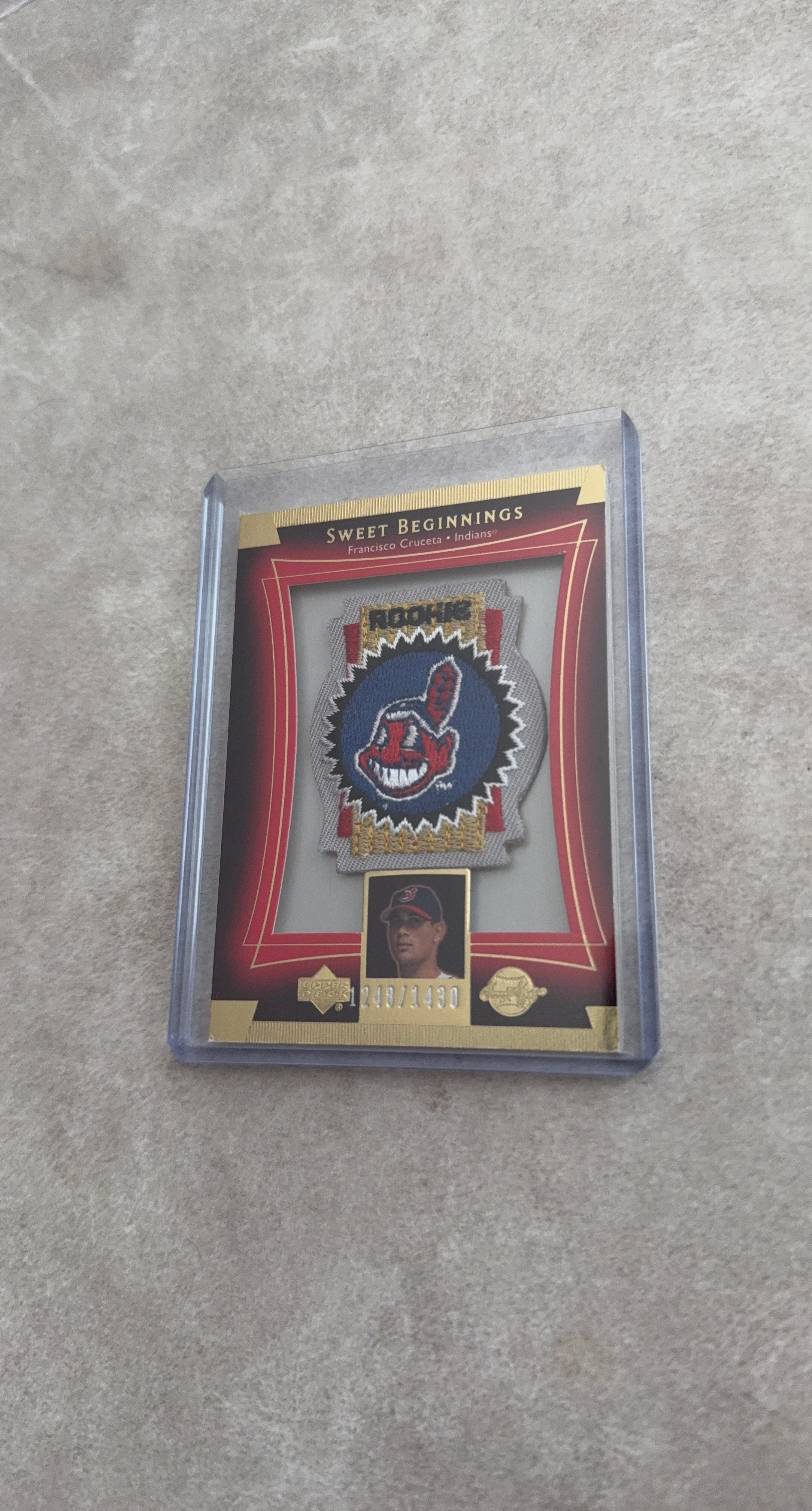 Francisco Lindor "Sweet Beginnings" Rookie Patch Card