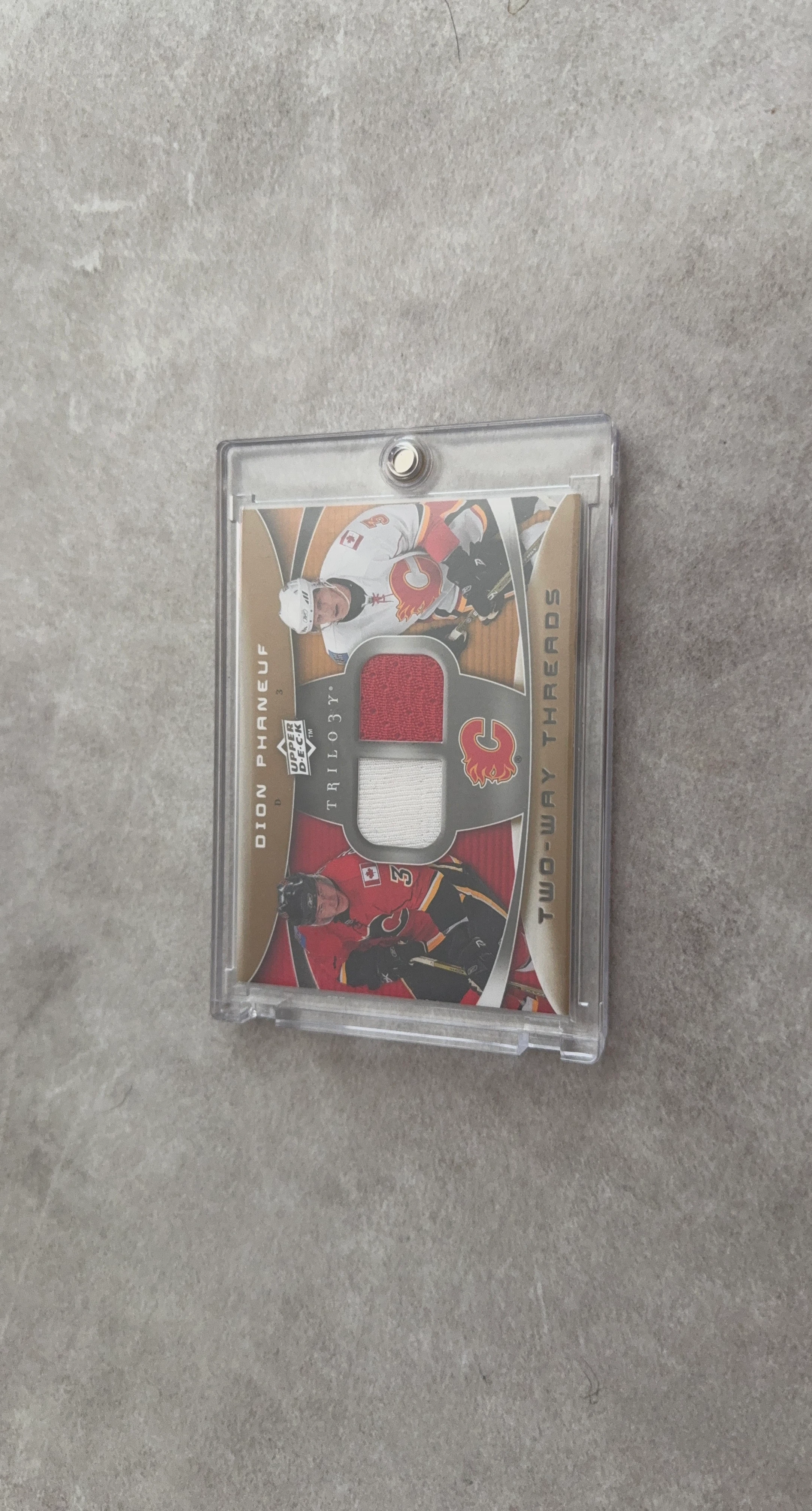 Upper Deck Dion Phaneuf Trilogy Hockey Card