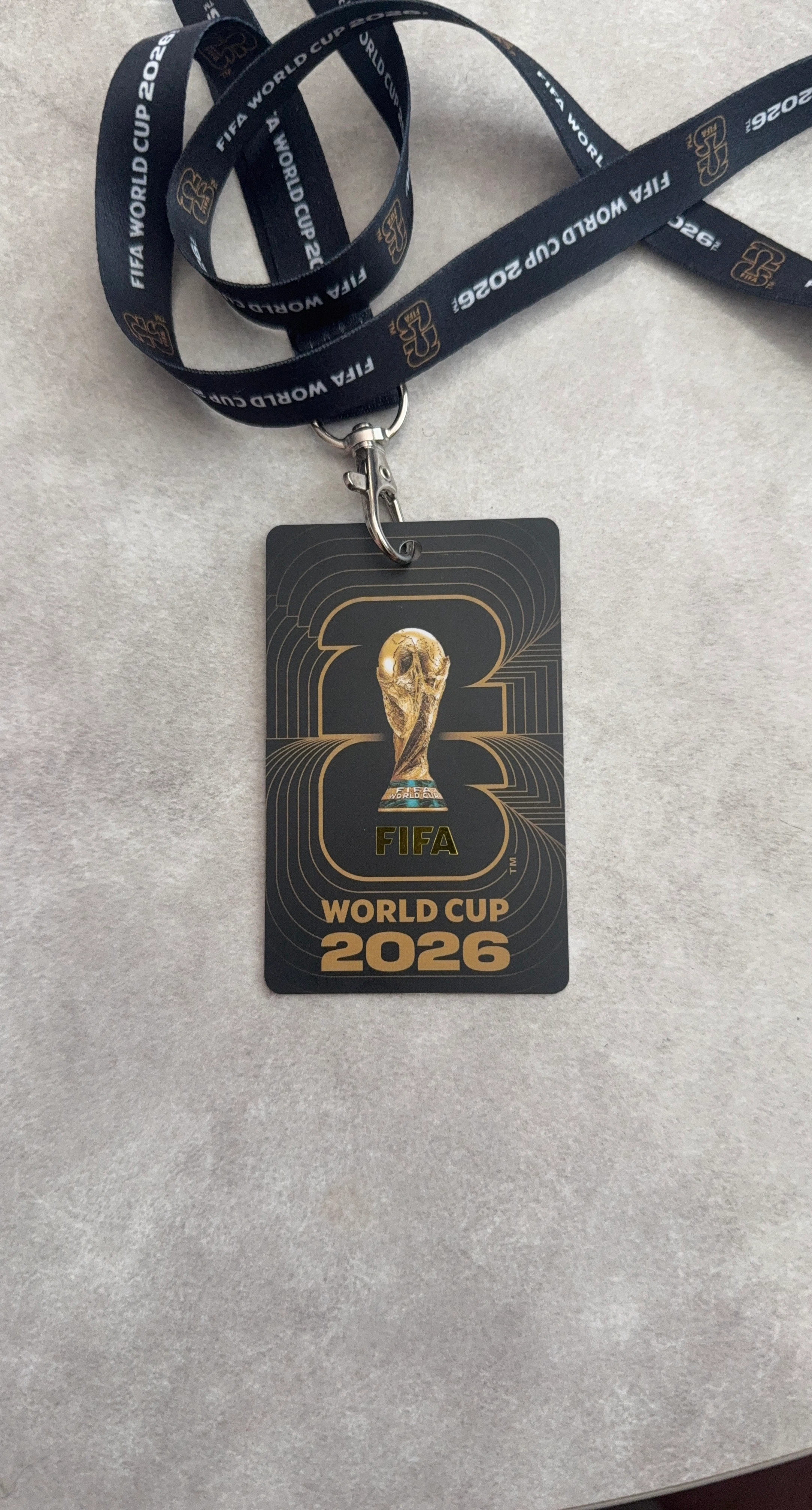 FIFA World Cup 2026 Lanyard and Badge