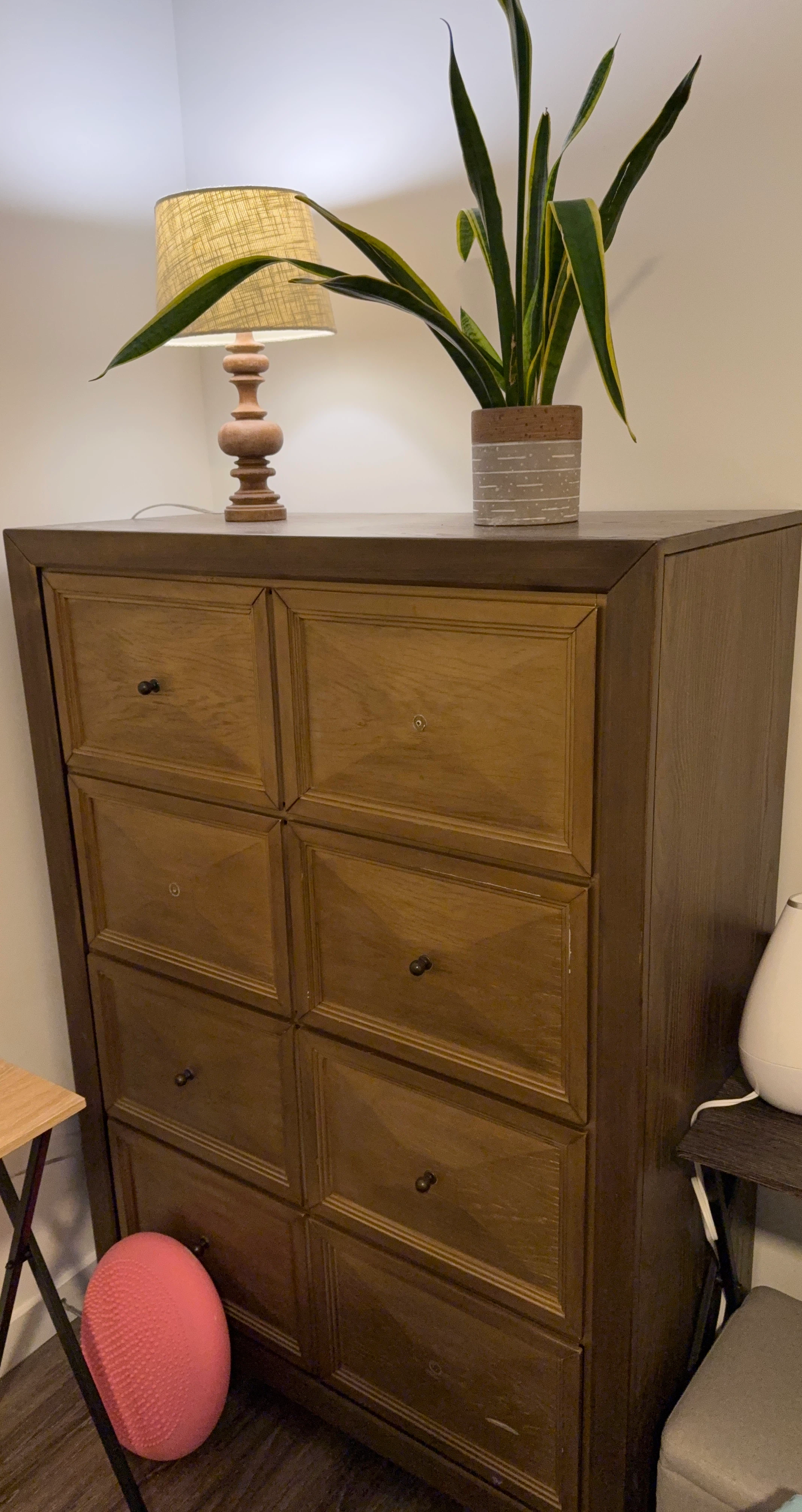 Wooden Dresser with 8 Drawers