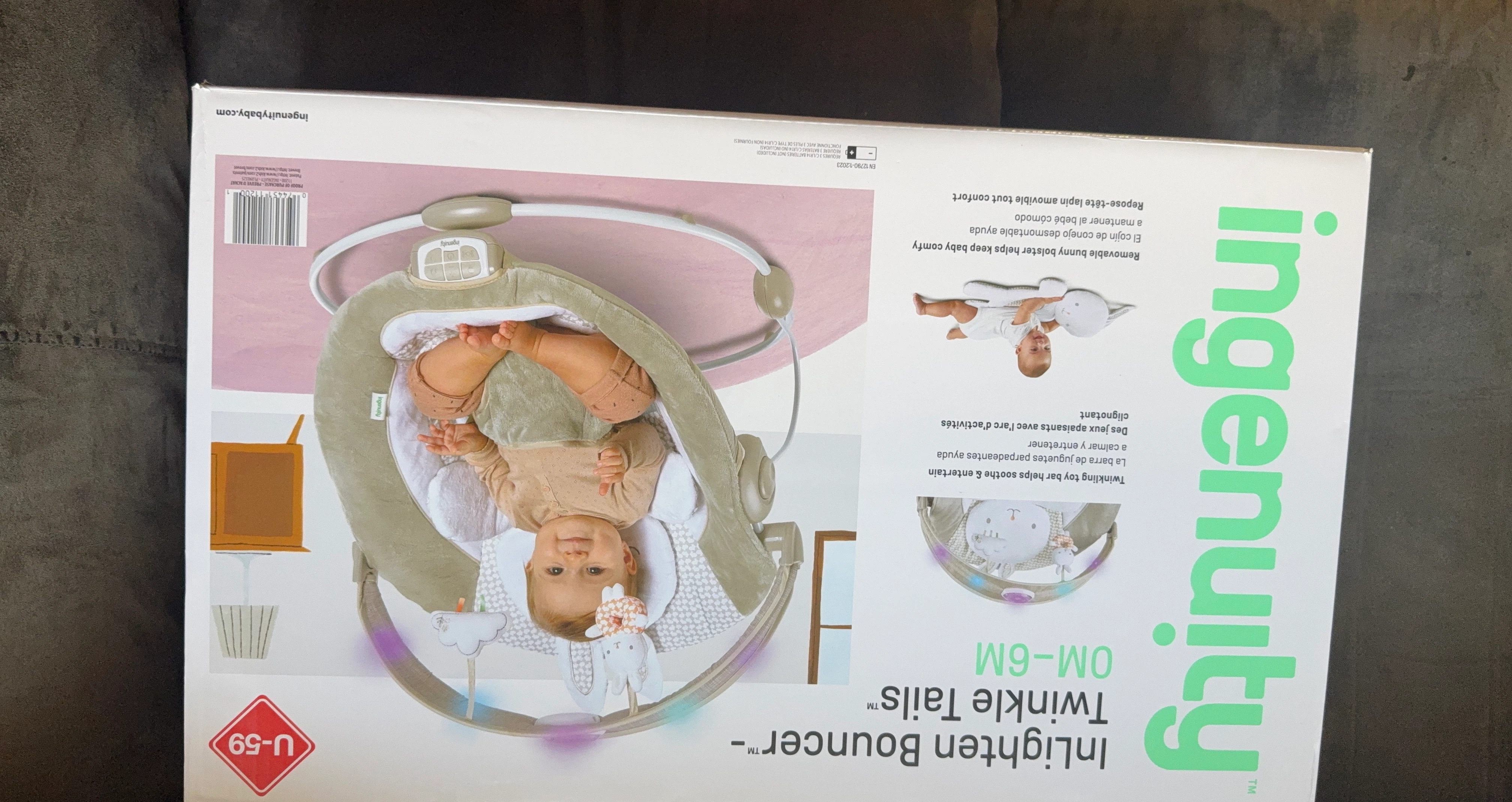 Ingenuity InLighten Bouncer Twinkle Tails
