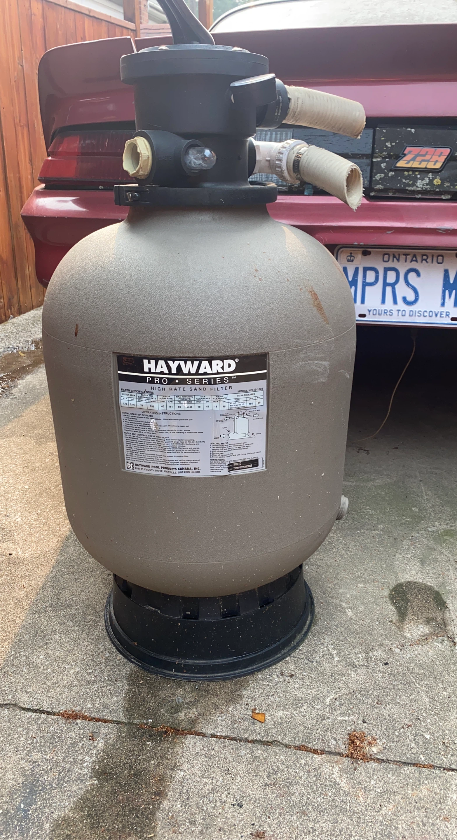 Hayward Pro Series High Rate Sand Filter