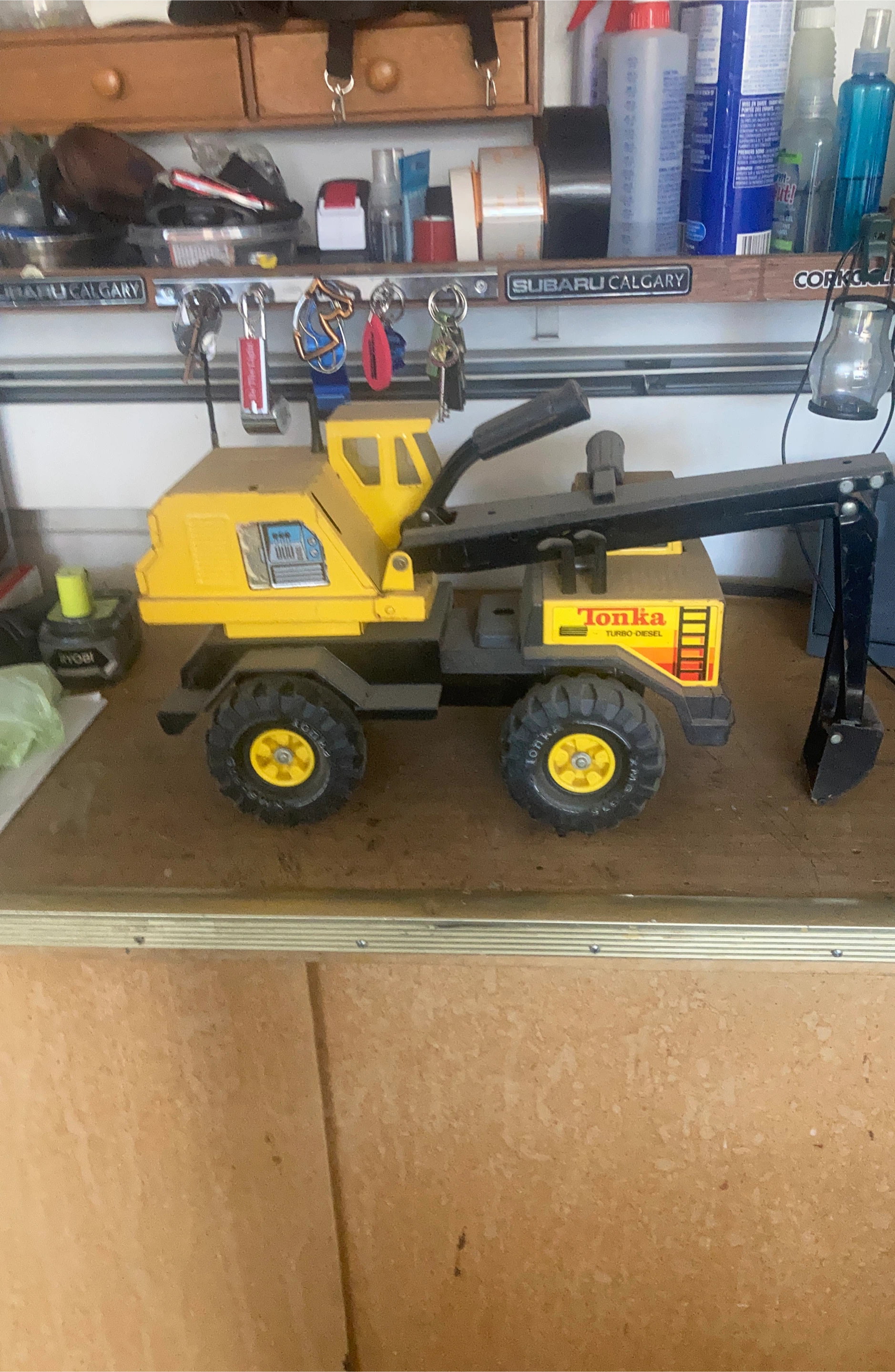 Tonka Turbo Diesel Crane Toy
