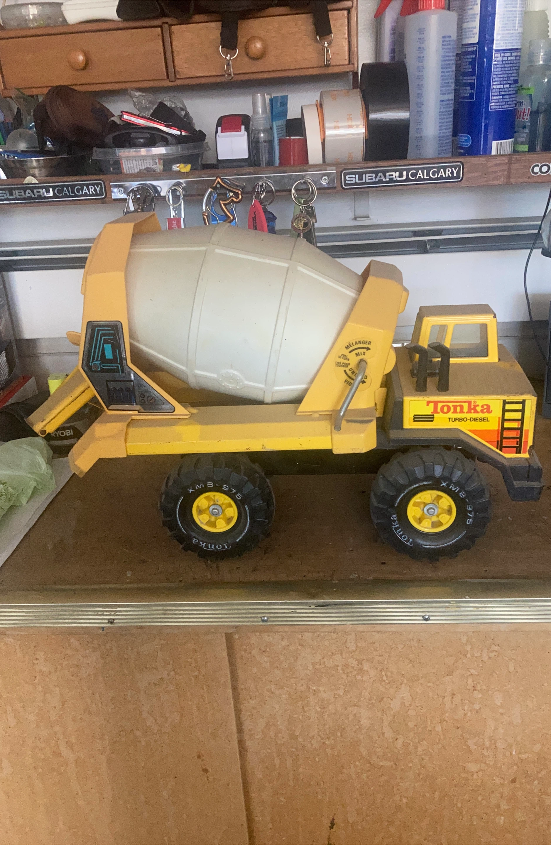 Tonka Turbo-Diesel Cement Mixer Toy Truck