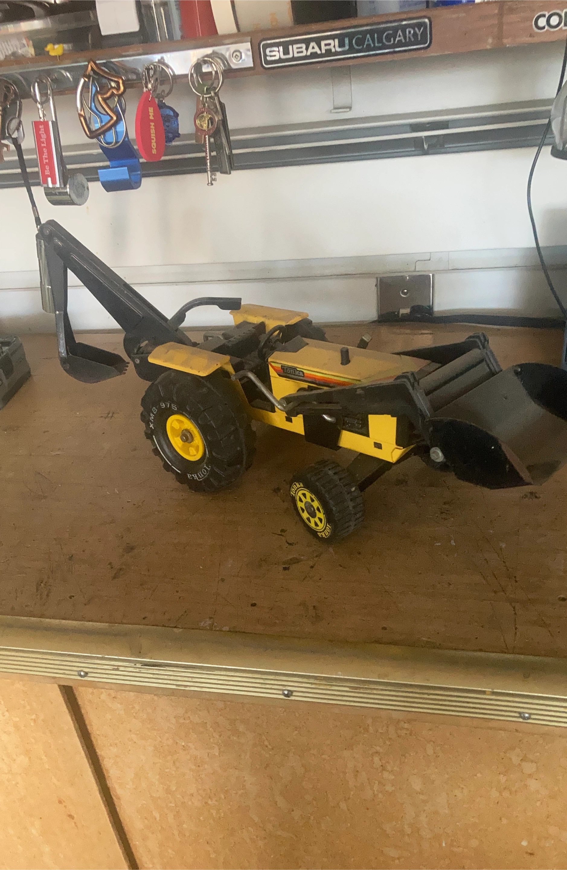 Tonka Backhoe Toy Yellow
