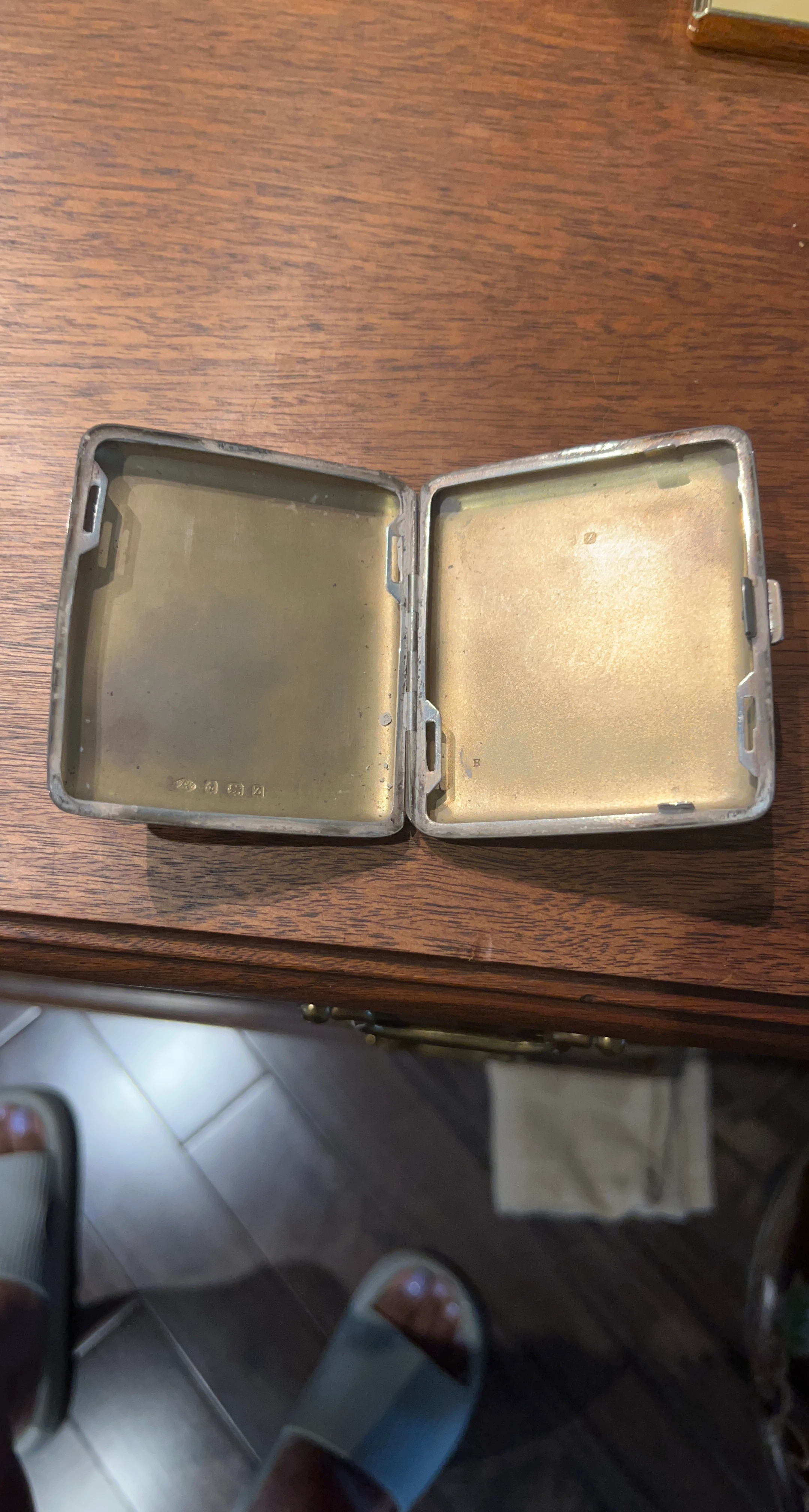 Vintage Sterling Silver Cigarette Case