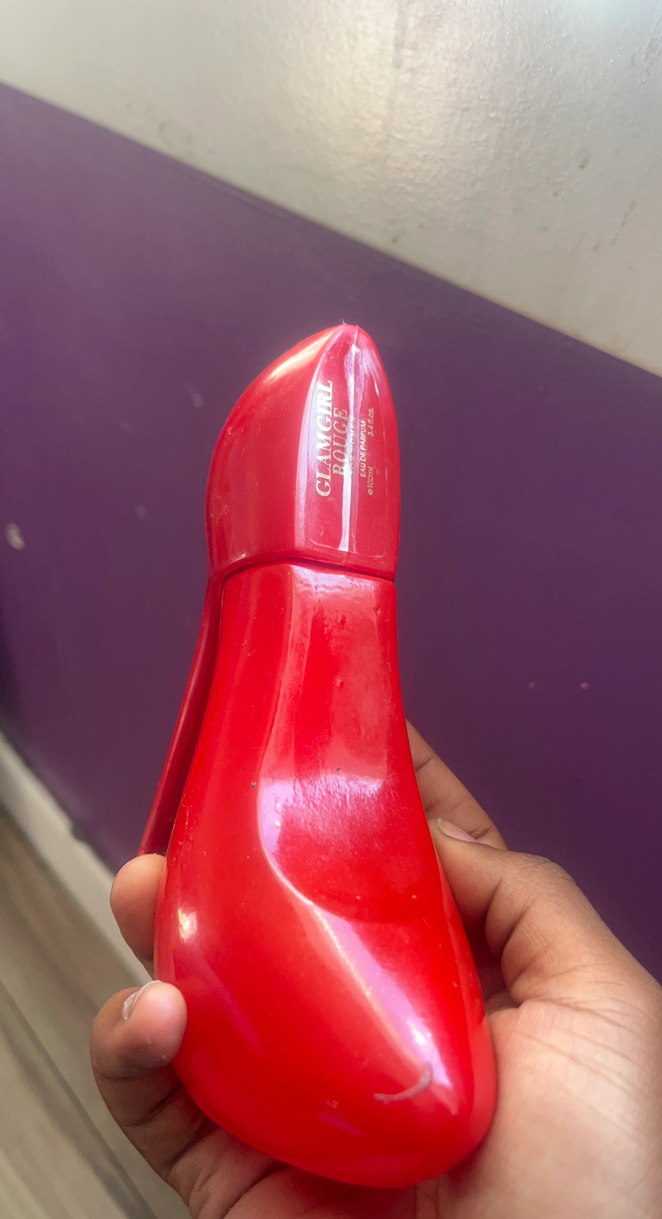 Glam Girl Police Red High Heel Perfume Bottle