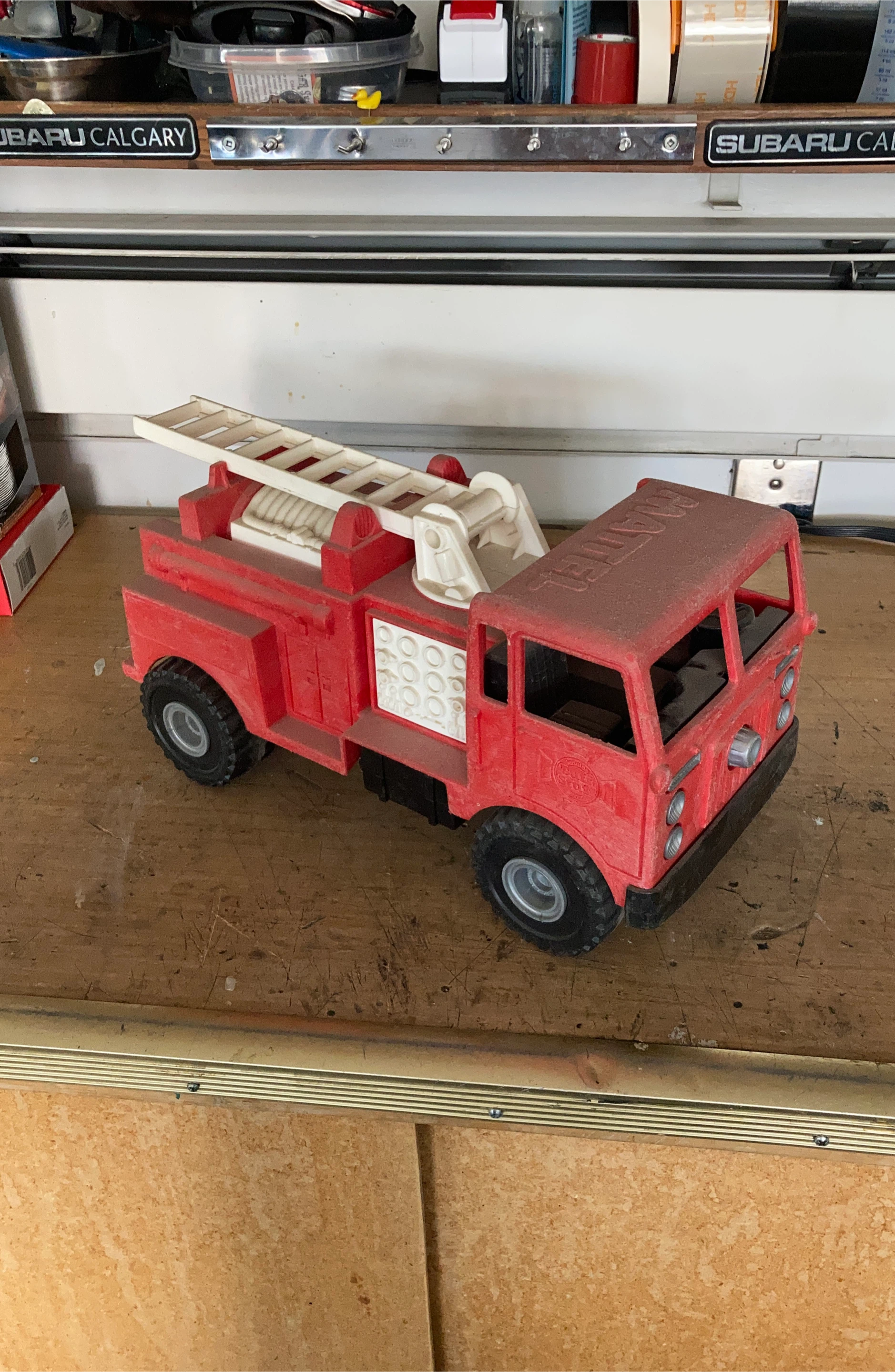 Vintage Mattel Fire Truck Toy