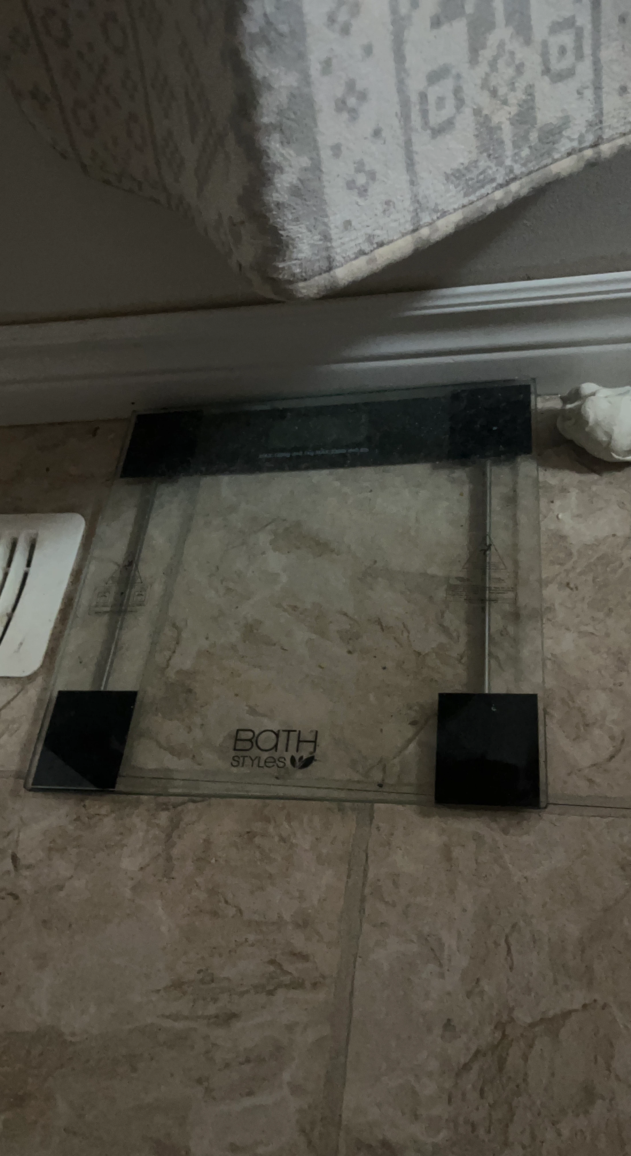 Bath Styles Glass Scale
