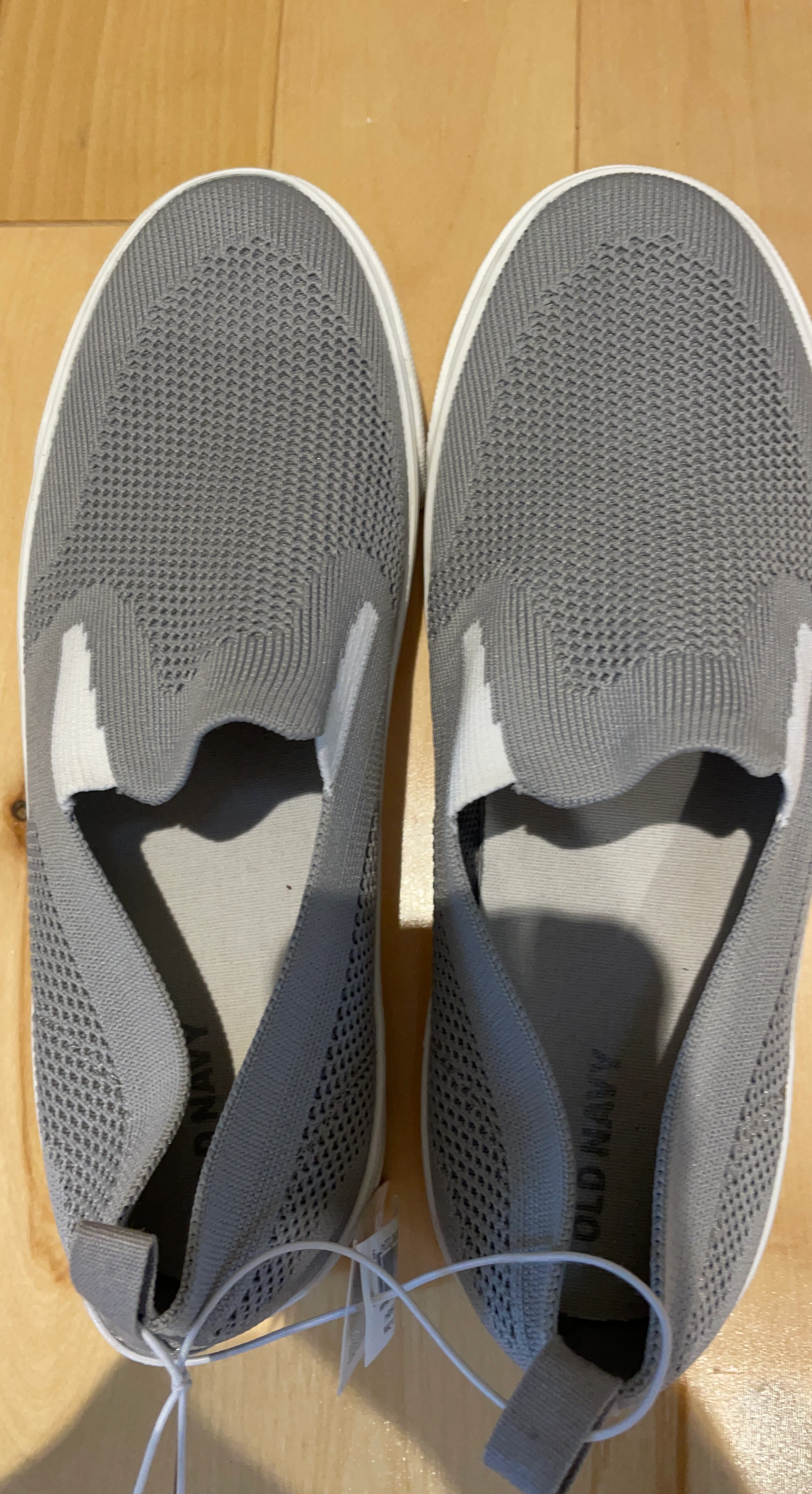 Old Navy Grey Knit Slip-on Shoes