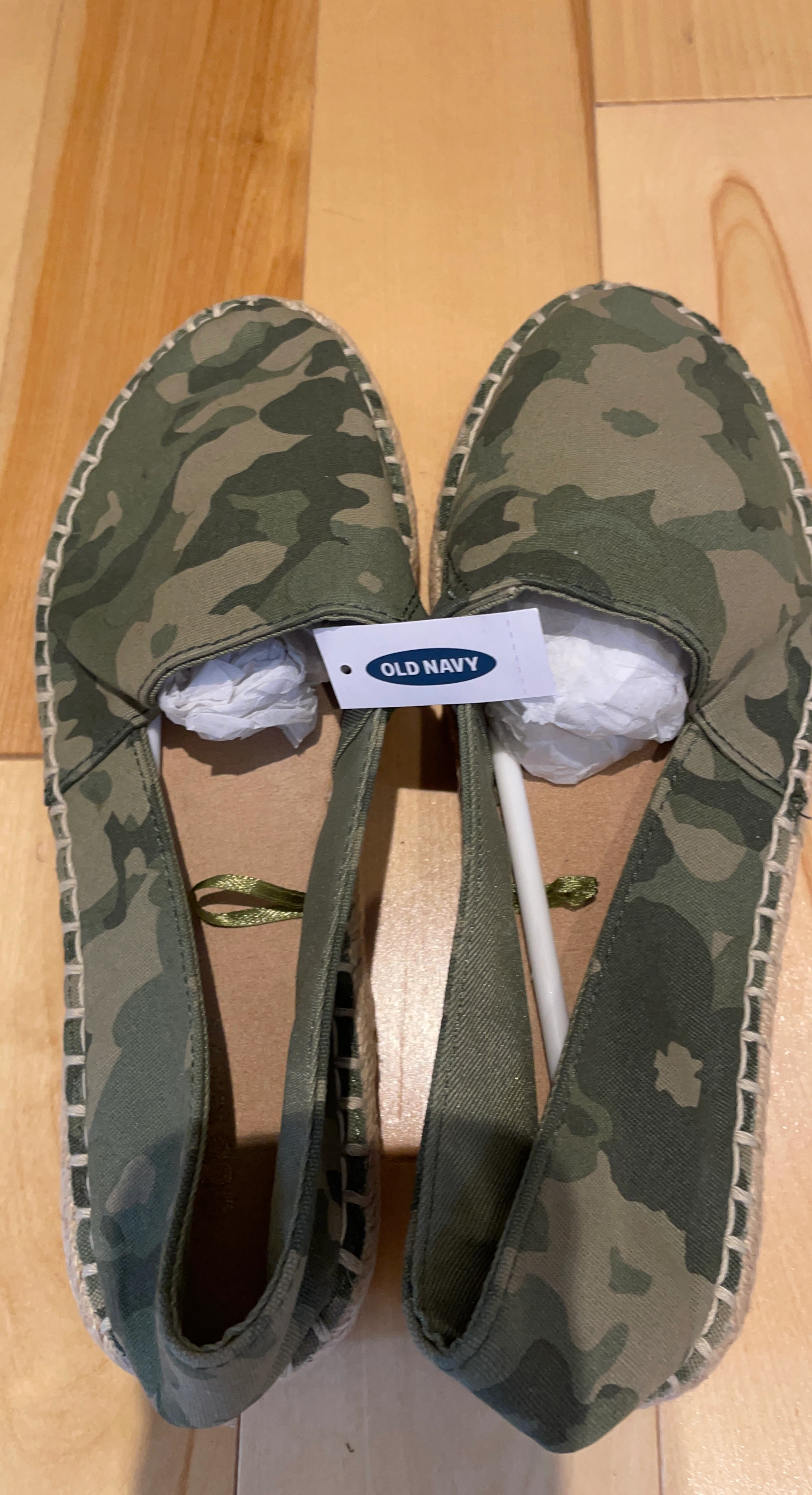 Old Navy Camo Espadrille Flats