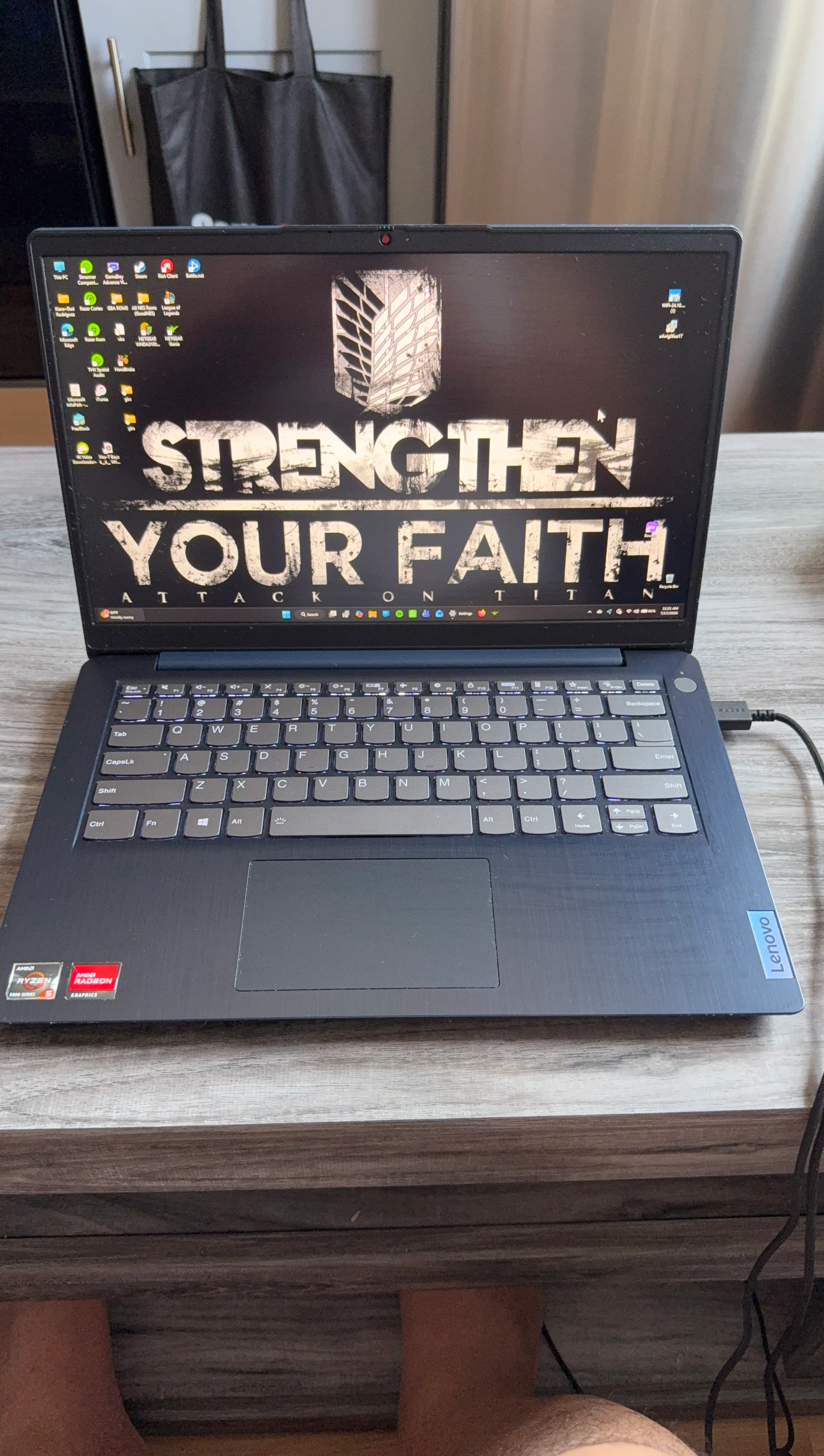 Lenovo Laptop with AMD Ryzen 5000 Series