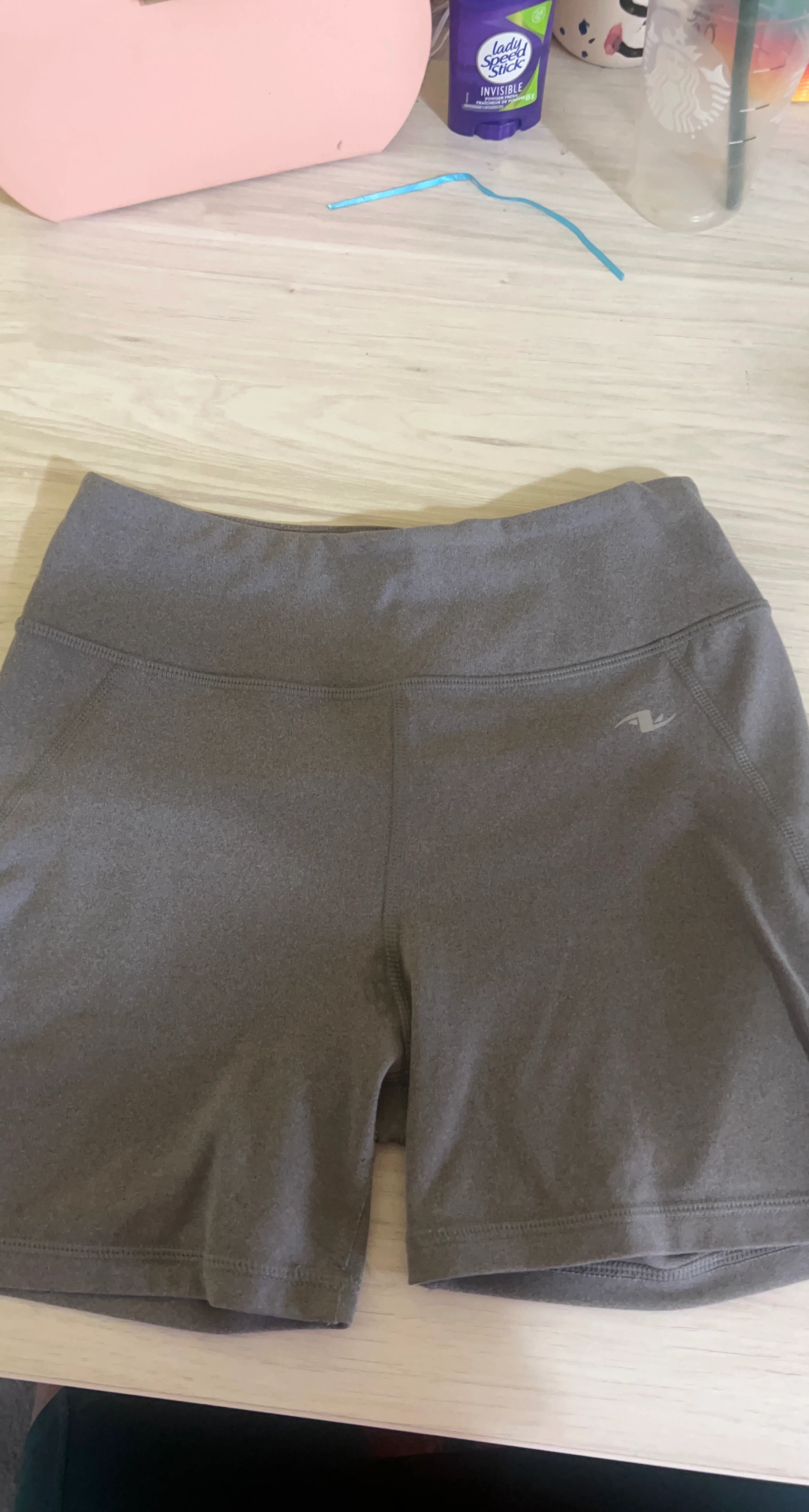 Athletic Works Kids 10-12 Grey Athletic Shorts
