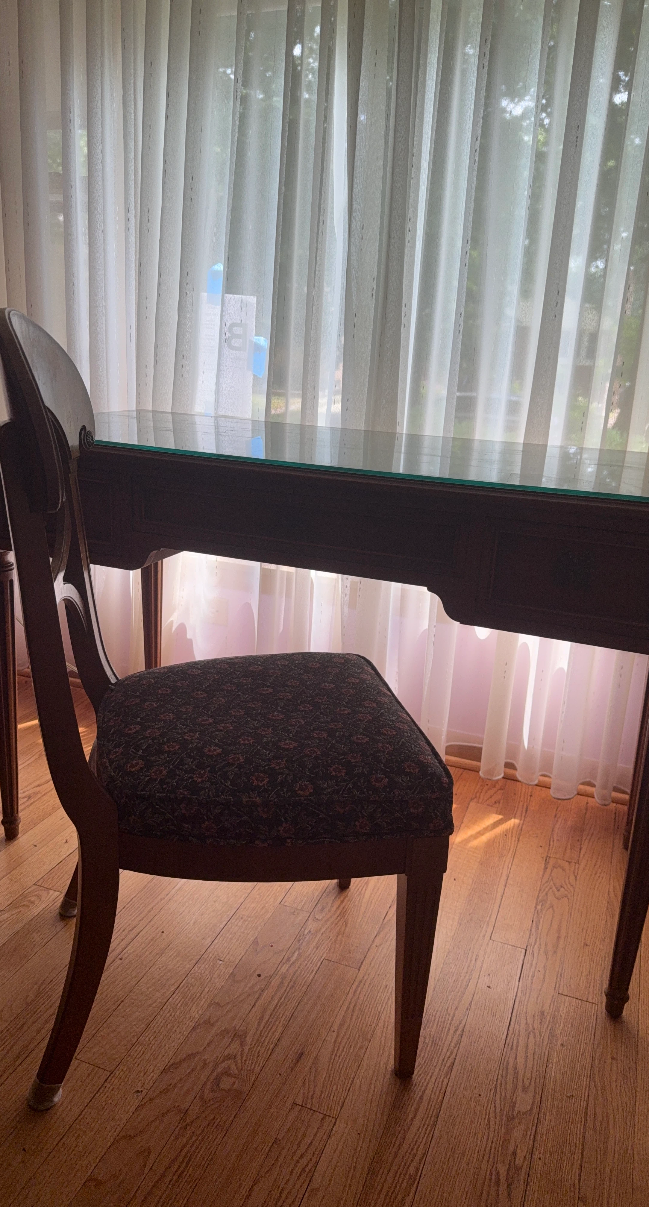 Vintage Vanity Desk with Chair
