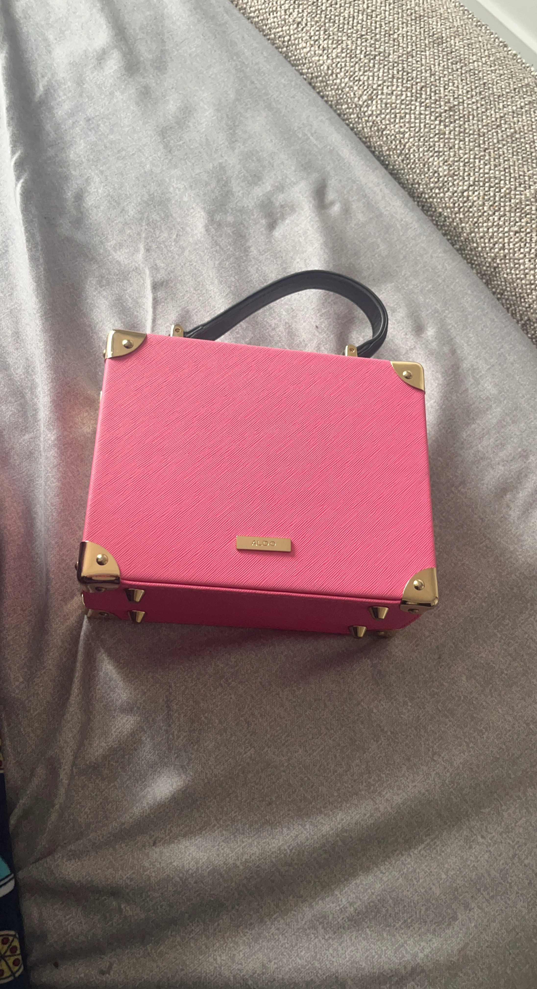 ALDO Pink "So Extra" Novelty Top Handle Bag