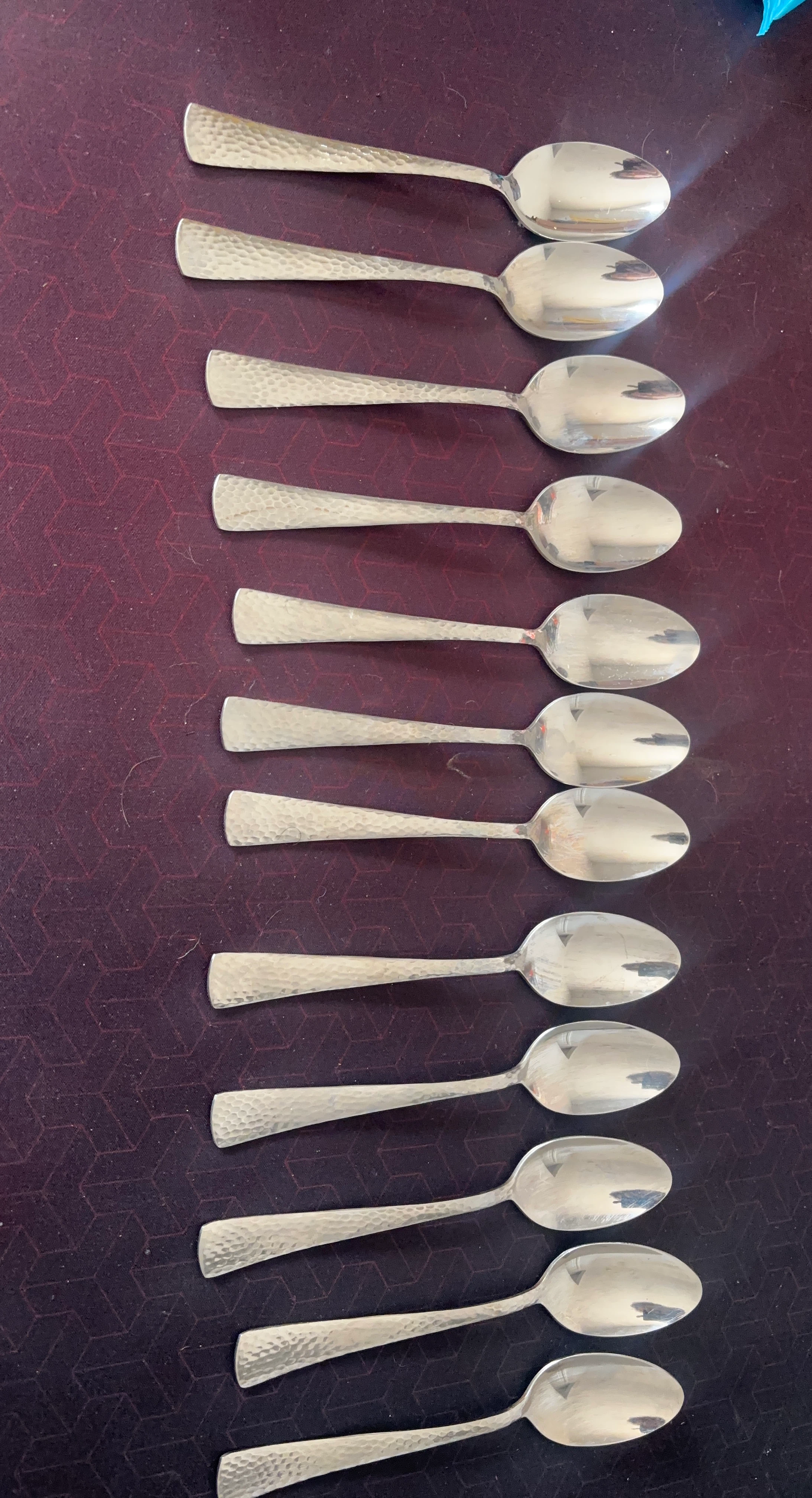 KITCHINOX 18/0 Stainless Steel Dessert Spoons  (Set of 12