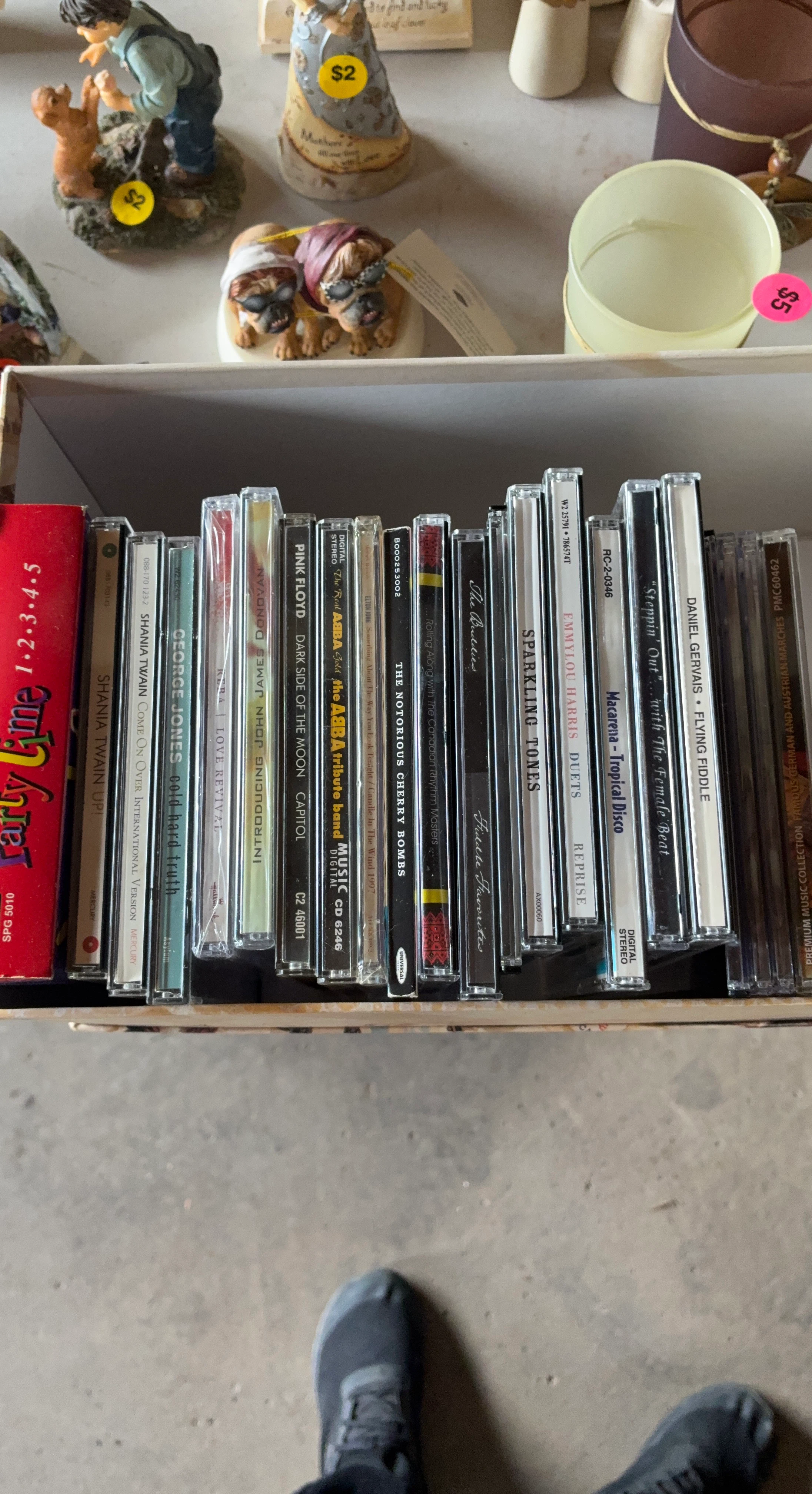 CDs: Pink Floyd, Shania Twain, The ABBA Tribute, and more