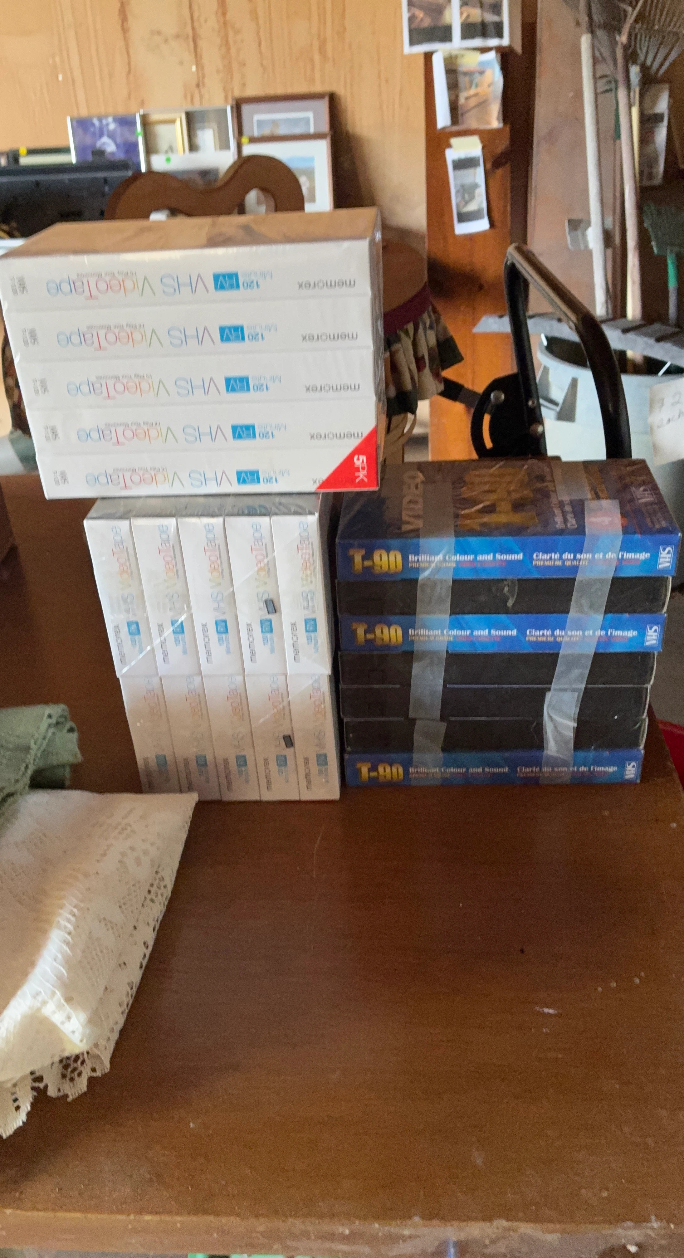 Memorex VHS Video Tapes and T-90 Tapes
