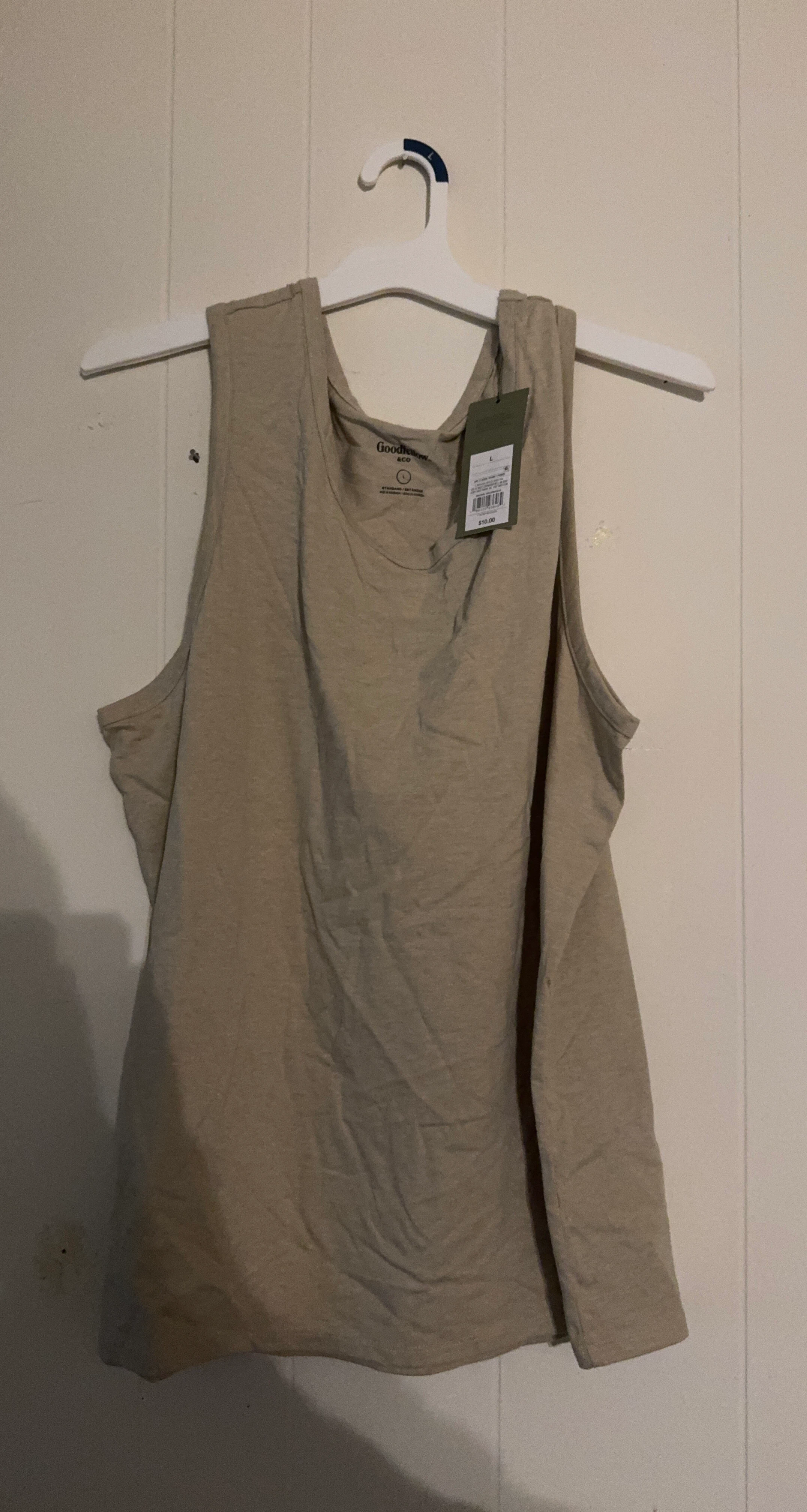 Goodfellow & Co. Women’s  Tank Top - Tan - Large